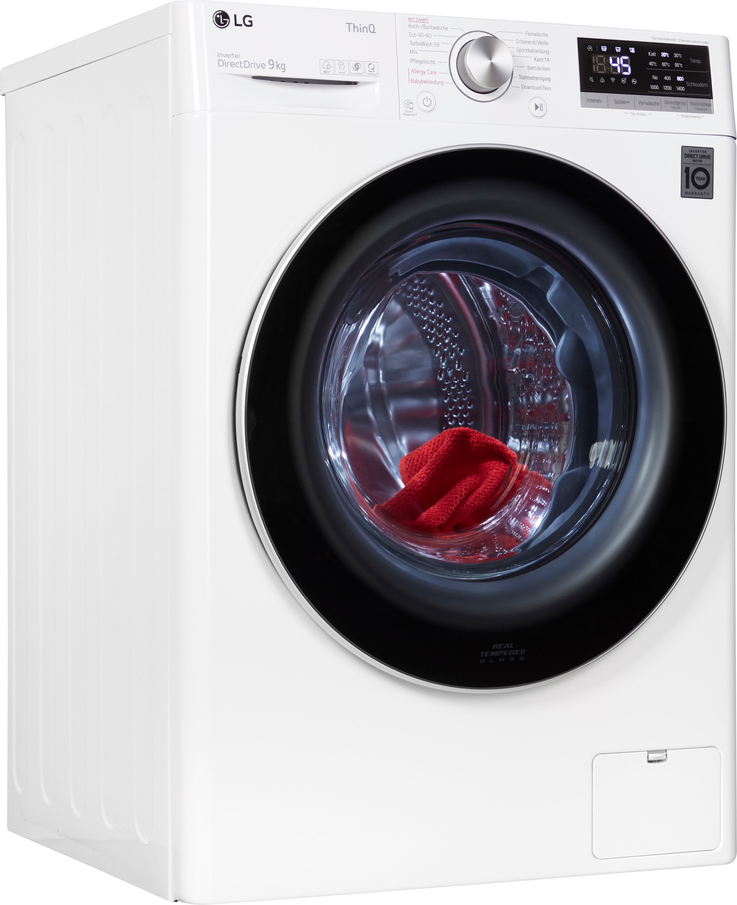LG Waschmaschine »F4WV509S1«, F4WV509S1, 9 kg, 1400 U/min, Steam:  Tiefenreinigung mit Dampf im OTTO Online Shop
