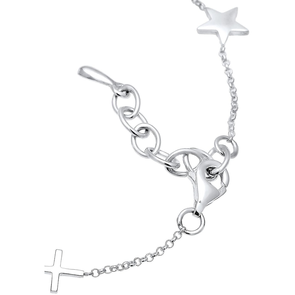 Elli Armband »Kreuz Herz Infinity-Unendlichkeitsschleife Anker Stern, 0201951617«