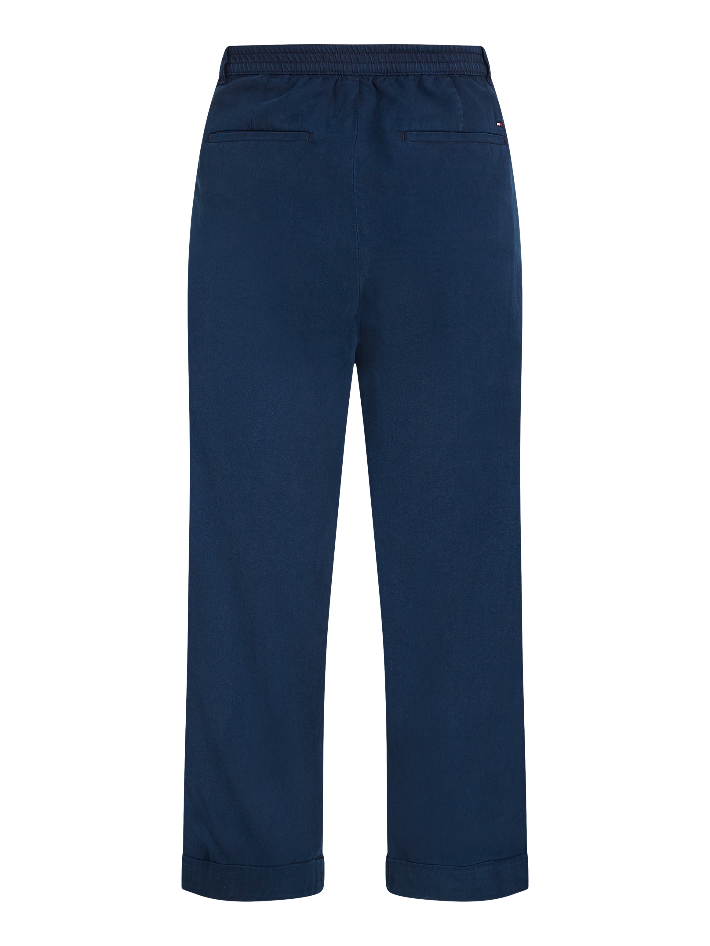 Tommy Hilfiger Chinohose »CO TENCEL RLXD STR PULL ON CHINO«, mit Logostickerei