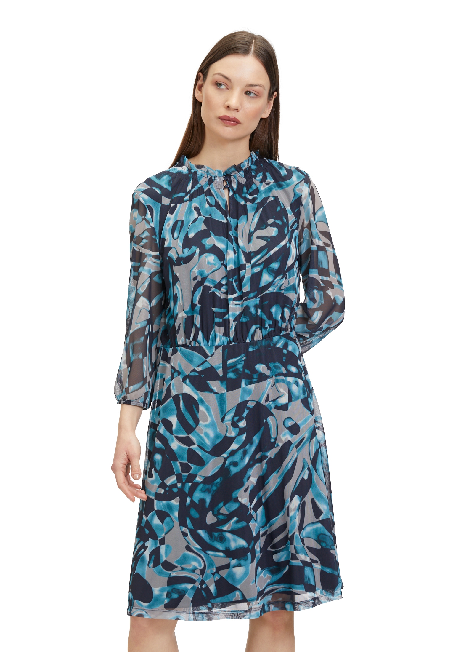 Betty&Co A-Linien-Kleid »Freizeitkleid mit 3/4 Arm«