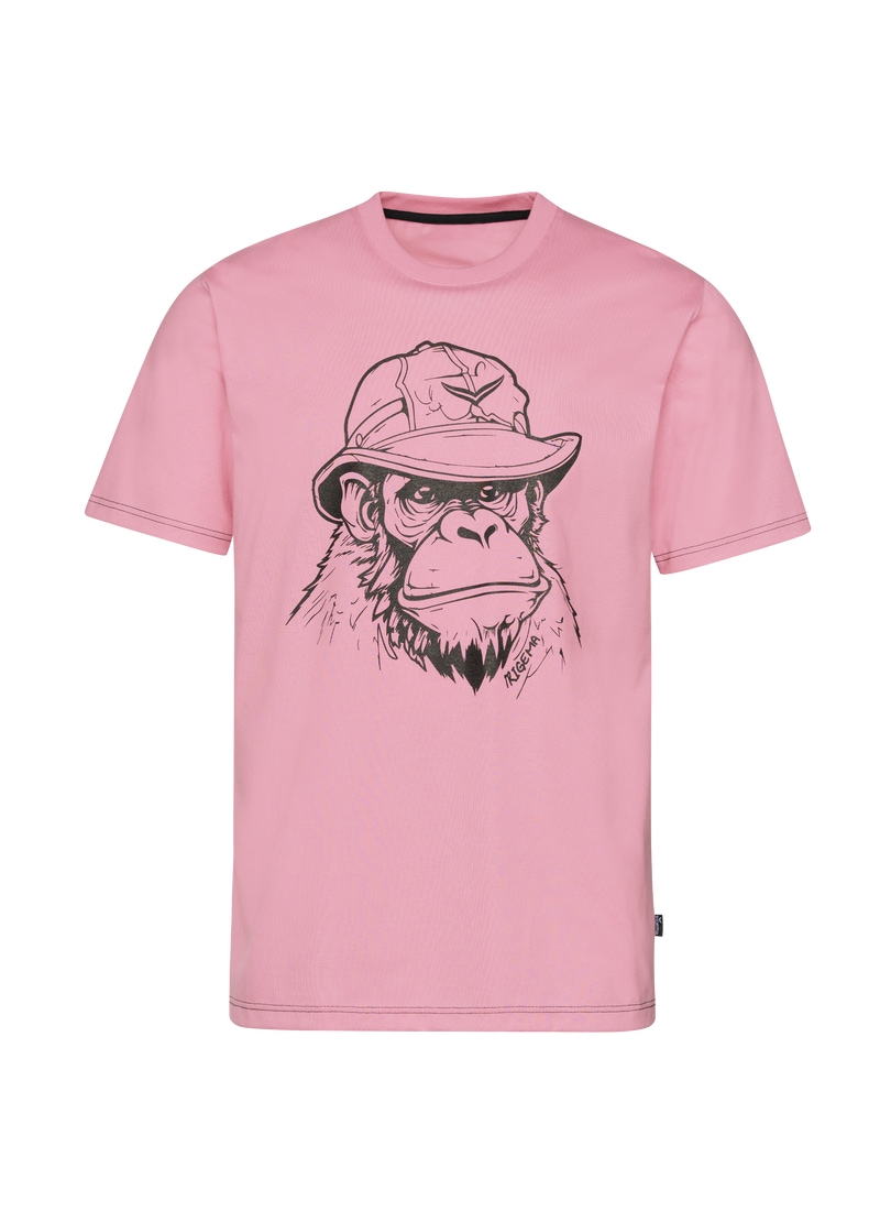 Trigema T-Shirt »TRIGEMA T-Shirt mit Affen-Printmotiv«, (1 tlg.)