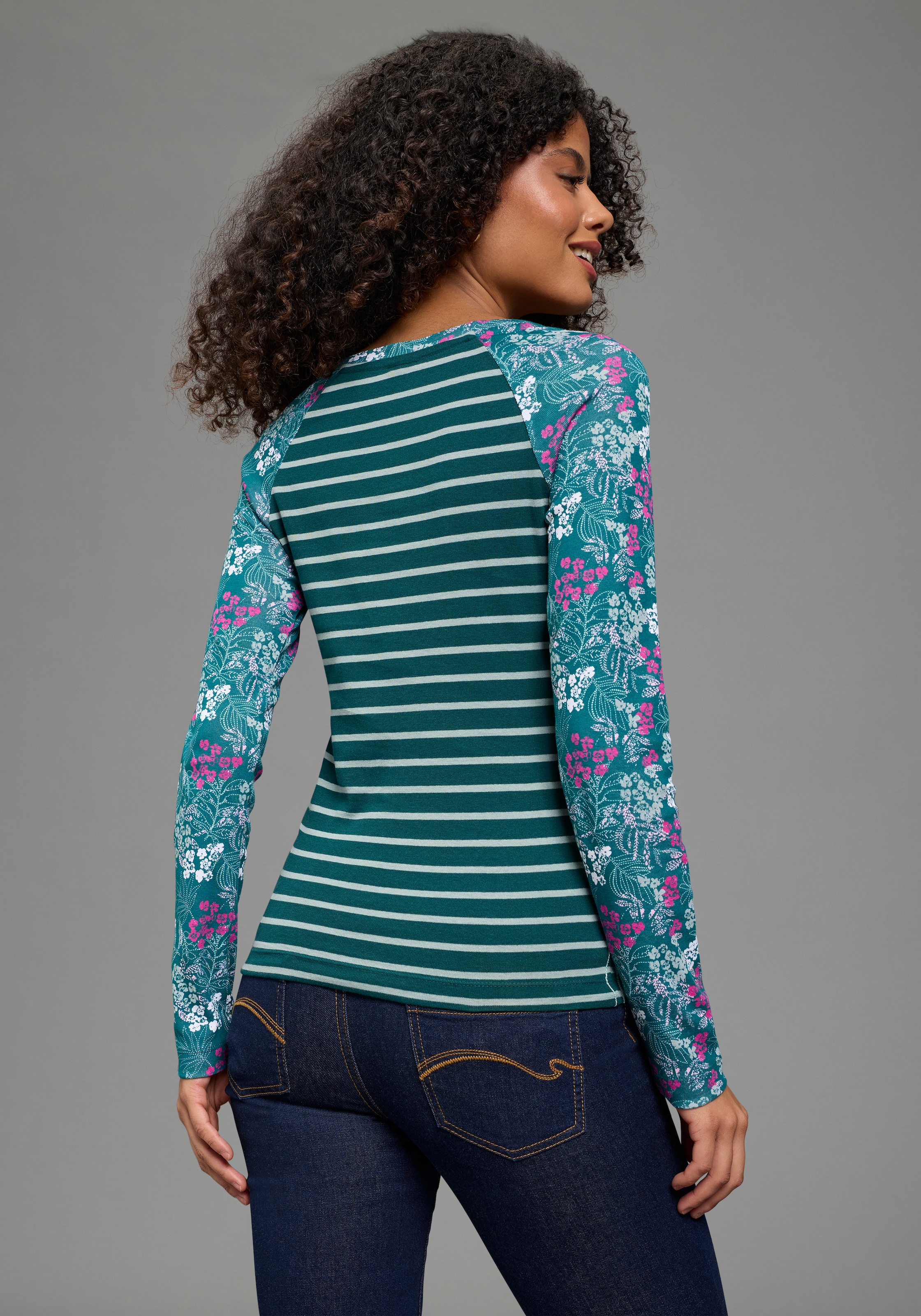 KangaROOS Langarmshirt Muster Mix