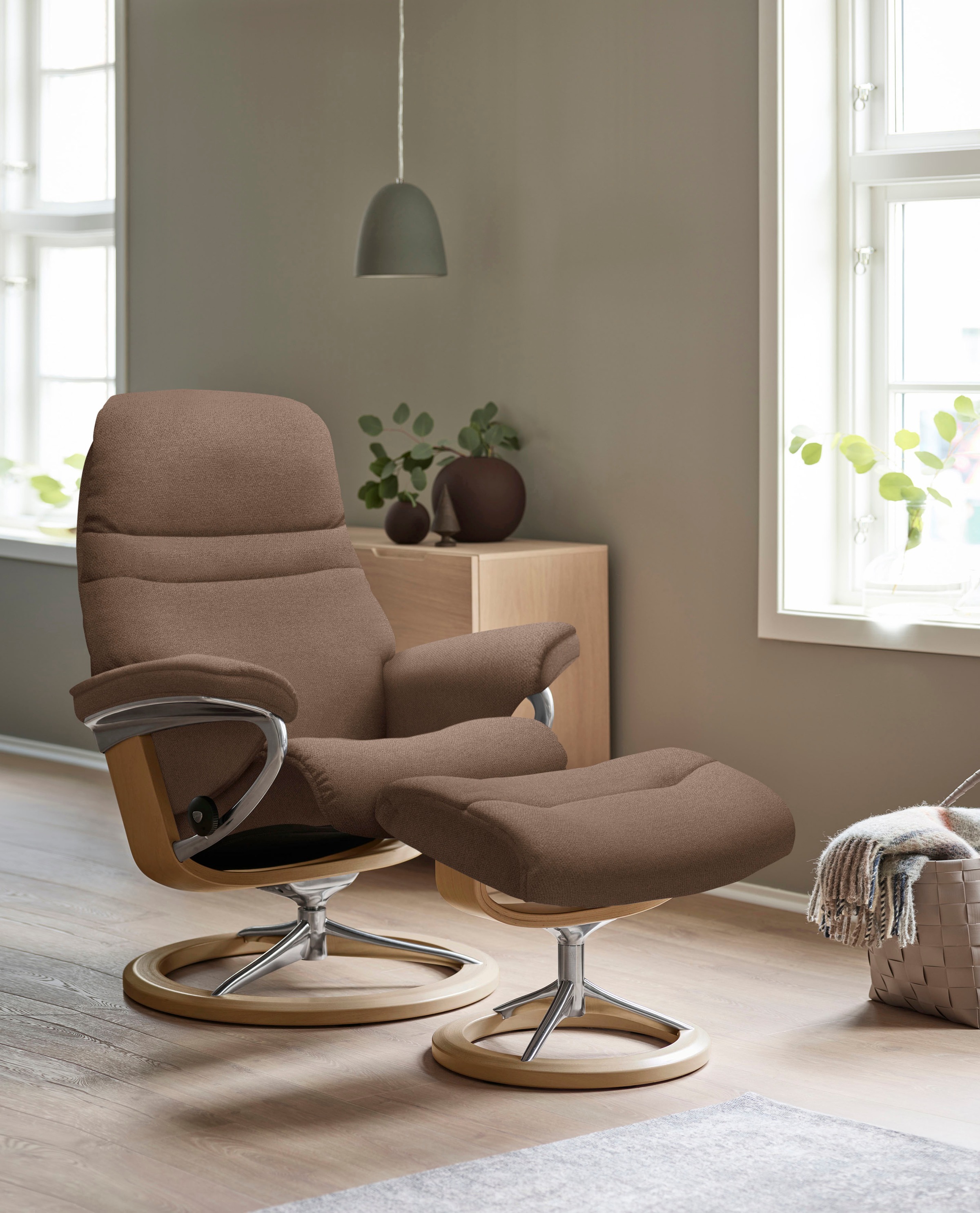 Stressless® Fußhocker »Sunrise«, mit Signature Base, Gestell Eiche