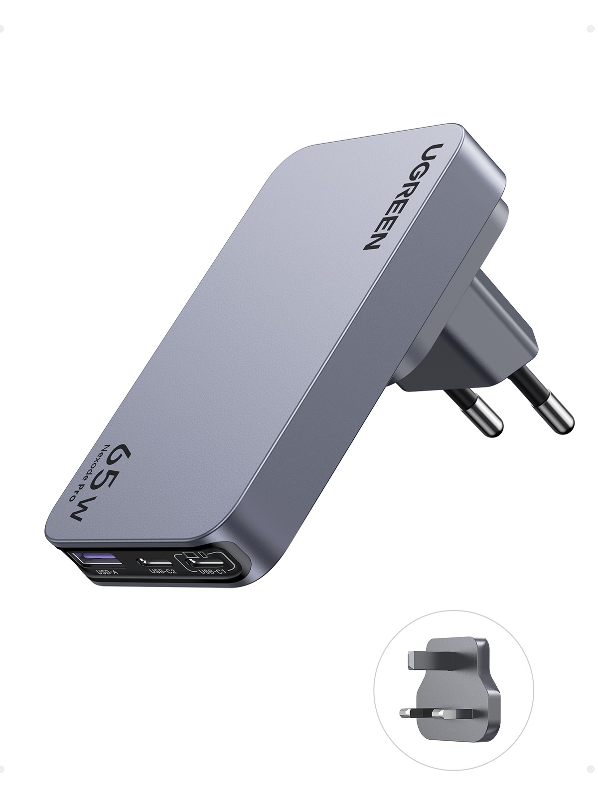 UGREEN Schnelllade-Gerät »Nexode Pro 65W 3-Port GaN Ultra-Slim Fast Charger X753«
