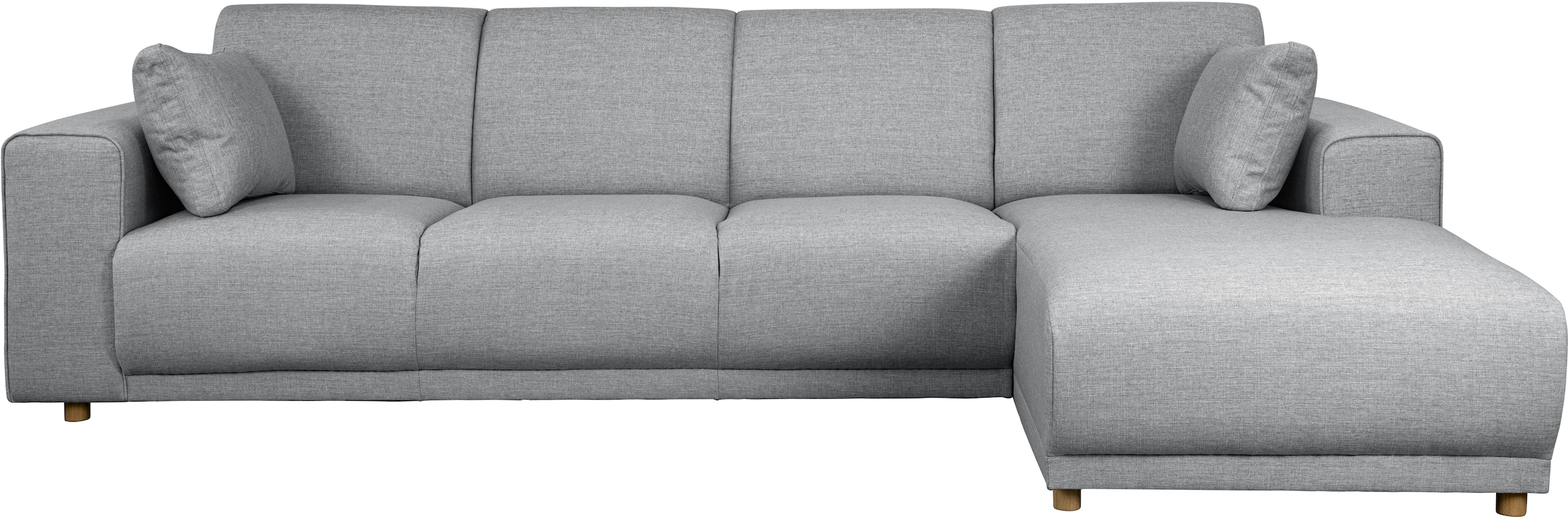 Home affaire Ecksofa »LEMPS wahlweise Recamiere links oder rechts L-Form«, incl. Zierkissen, Stellmaße 297x162 cm