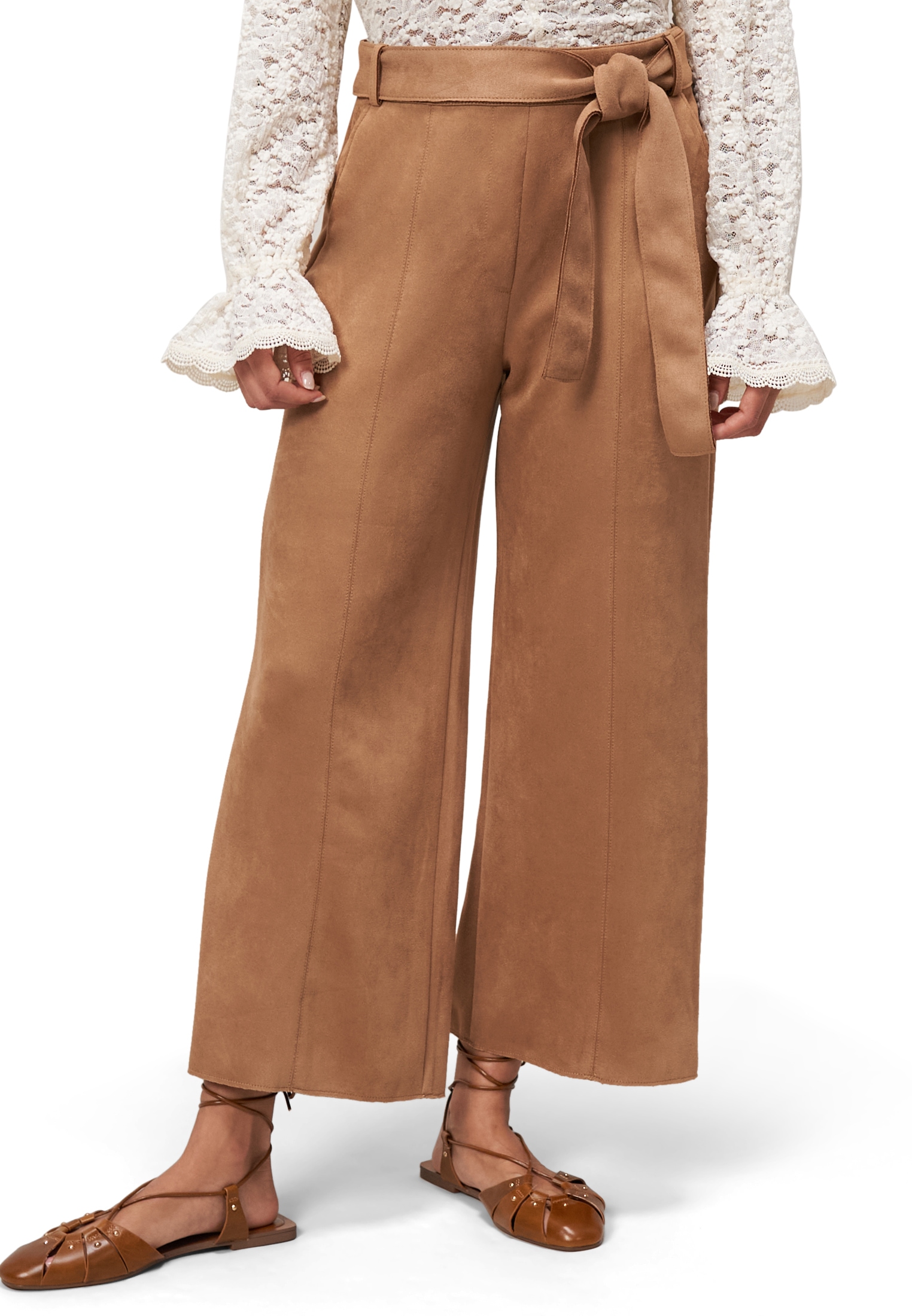 Zero Stoffhose »Hose in Wildlederoptik 26 Inch«