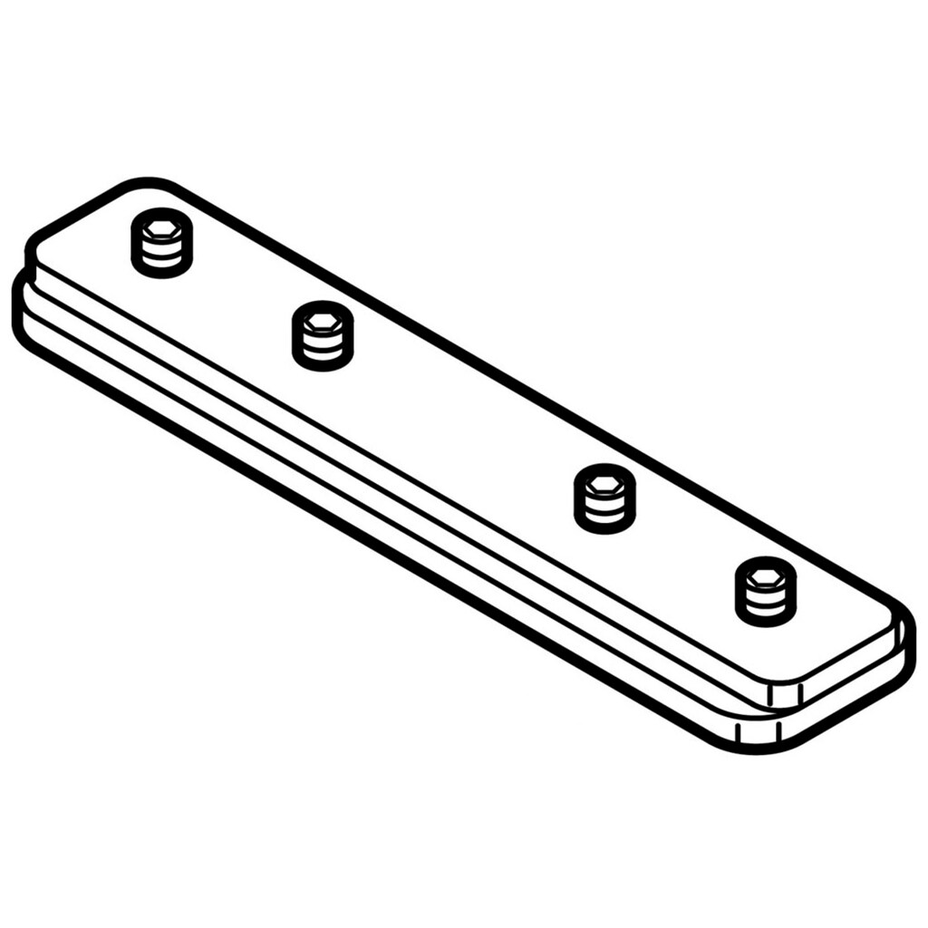 GARESA Profilverbinder für Flächenvorhangschiene »Profil 400«, (1 St.)