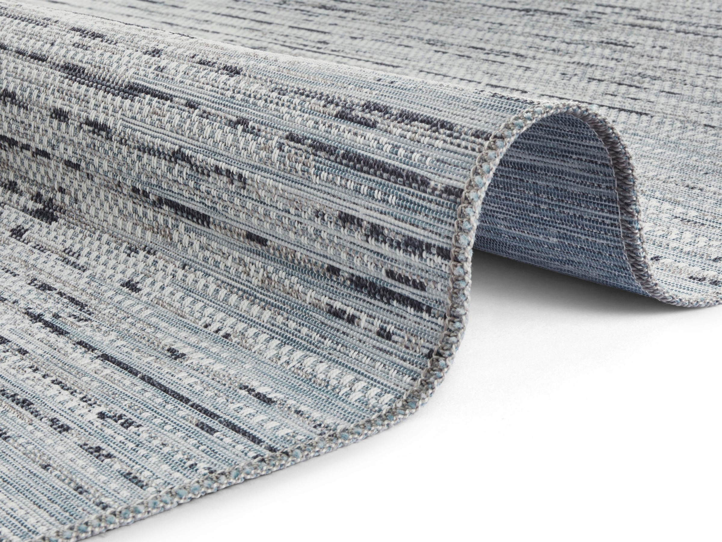 ELLE DECORATION Teppich »Laval«, rechteckig, 3 mm Höhe, In-und Outdoor geeignet, Strapazierfähig und pflegeleicht, Flachgewebe