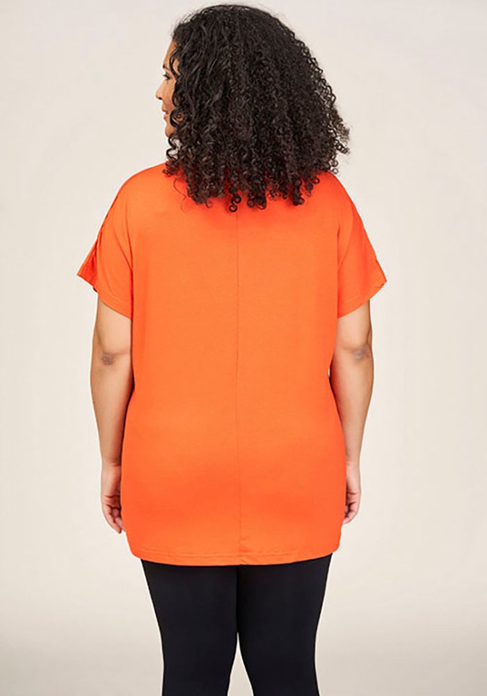 SANDGAARD T-Shirt »Asmsterdam« in Unifarbe