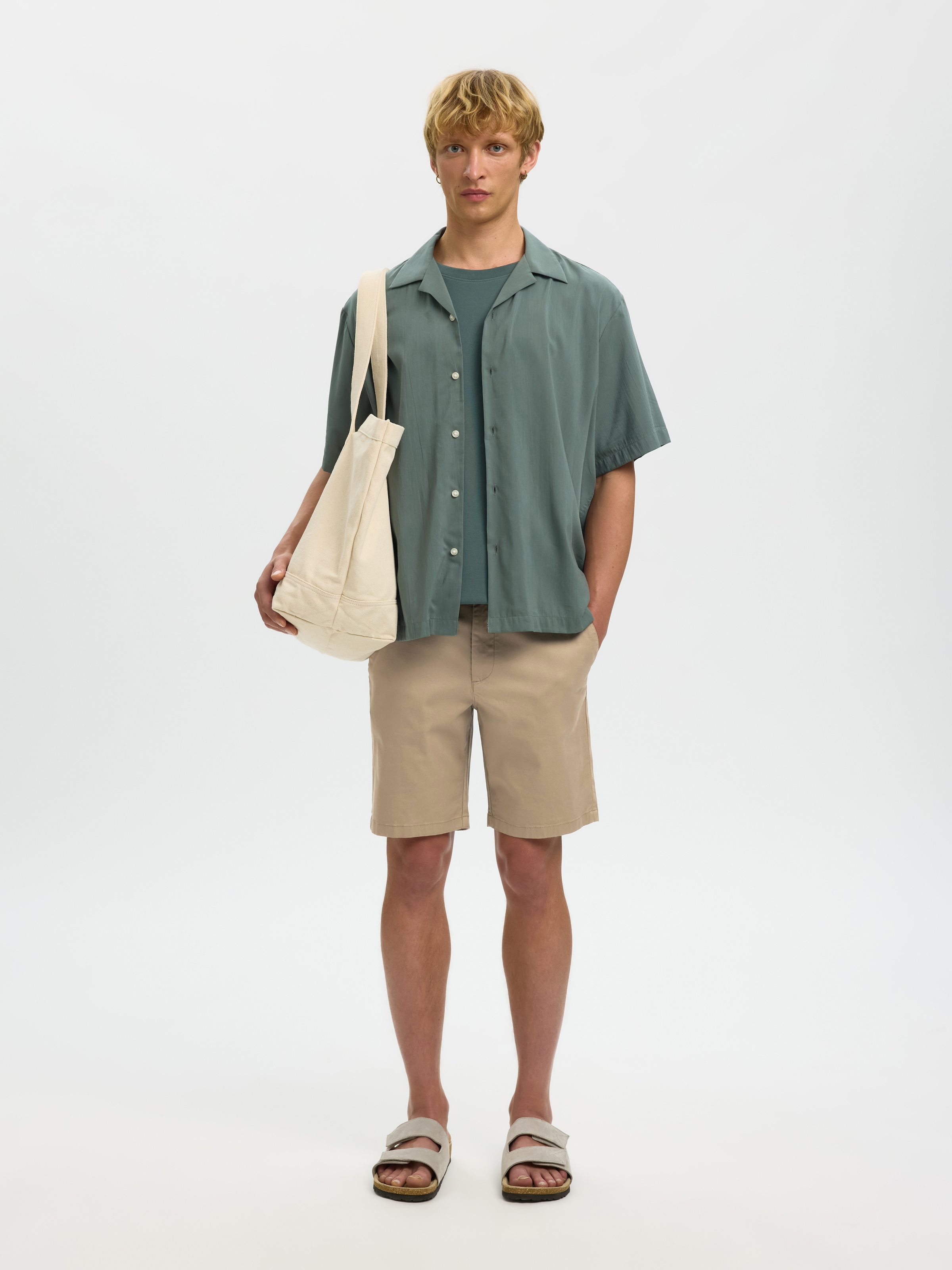 SELECTED HOMME Chinoshorts »SLHSLIM-MILES FLEX SHORTS NOOS«