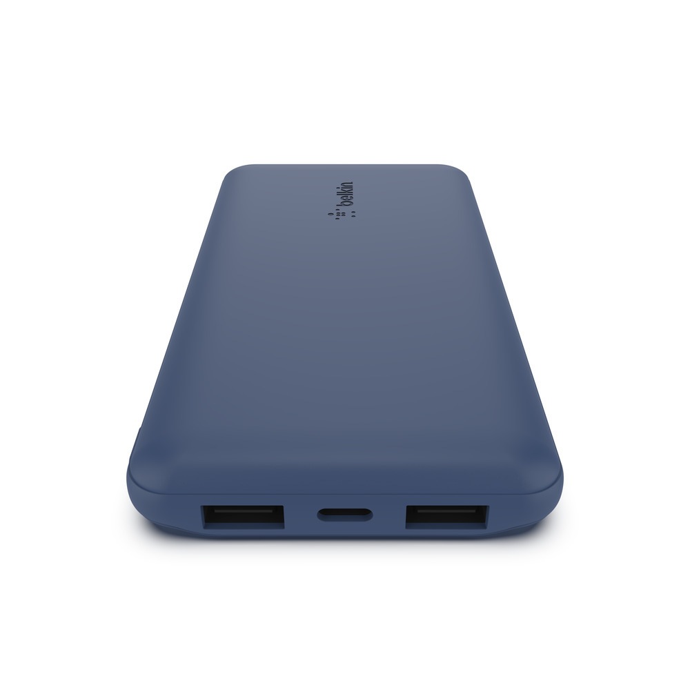 Belkin Powerbank »BoostCharge 10.000mAh Powerbank 15 Watt zum Laden von 3 Geräten«, 10000 mAh, 1x USB-C, 2x USB-A, Power für bis zu 40 Stunden