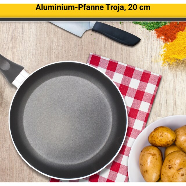 Krüger Bratpfanne »Troja«, Aluminium, Induktion bei OTTO