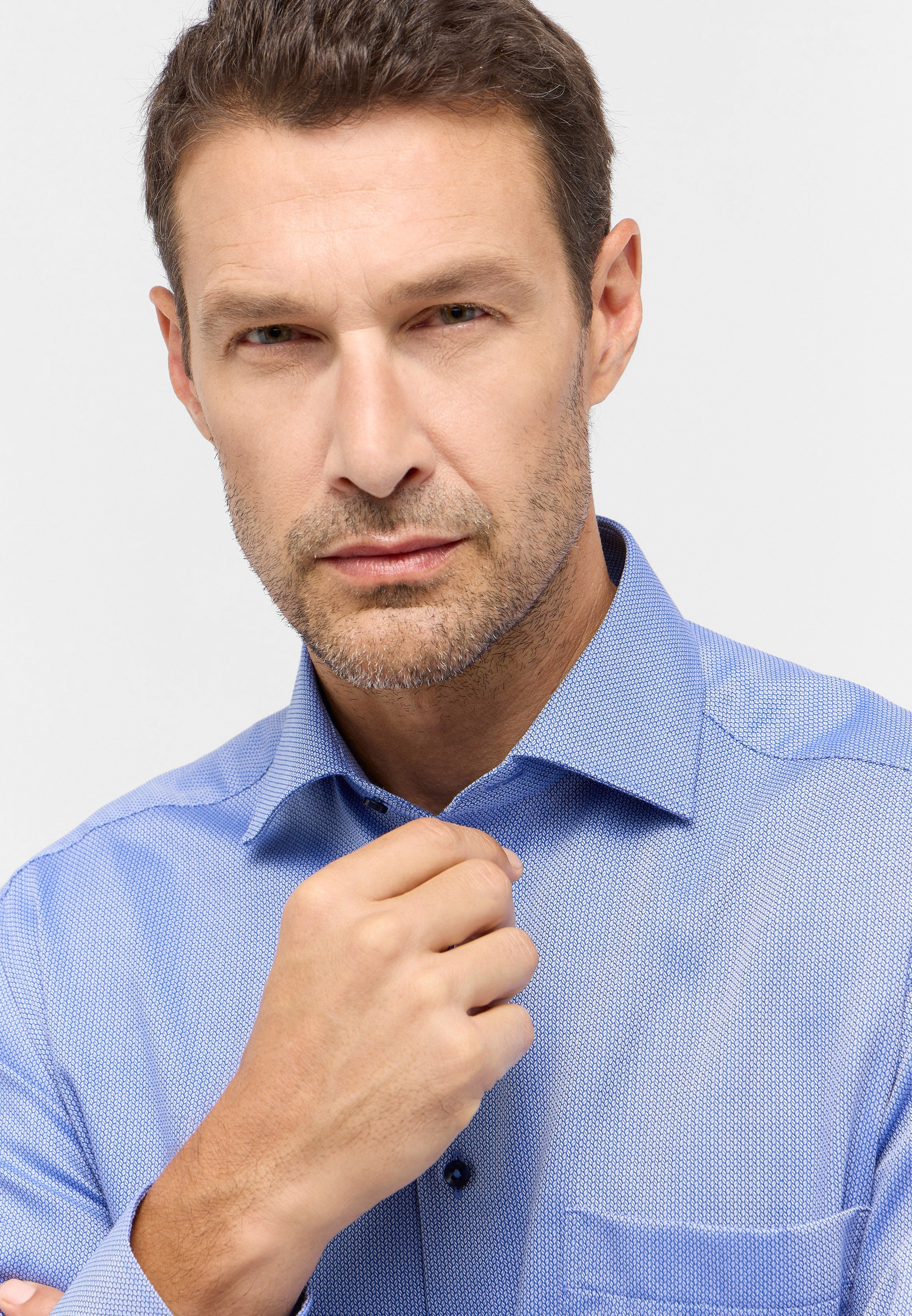 Eterna Langarmhemd »COMFORT FIT« NON IRON (bügelfrei)