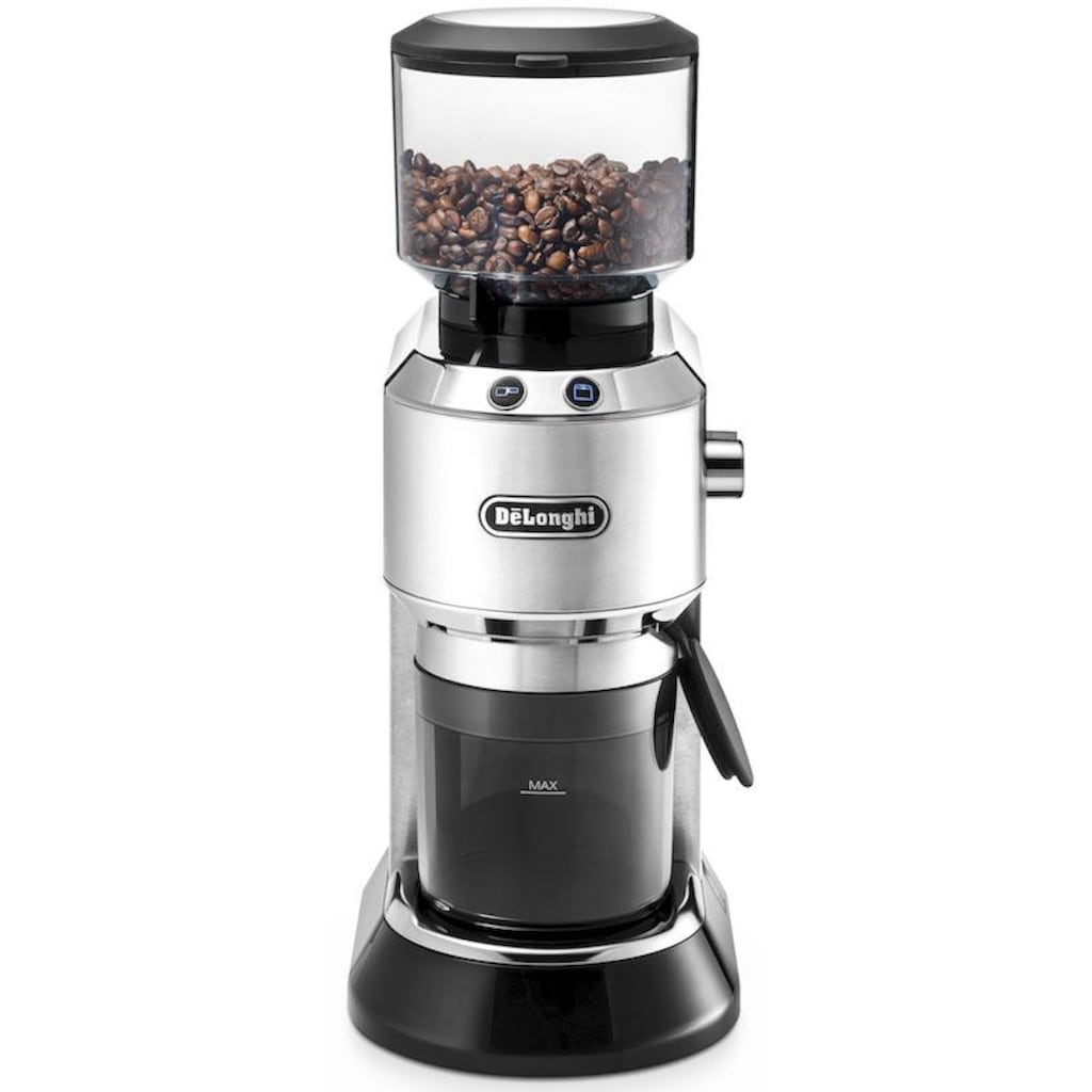 De'Longhi Kaffeemühle »Dedica KG520.M«, 150 W, Kegelmahlwerk, 350 g Bohnenbehälter, inkl. Siebträgeradapter