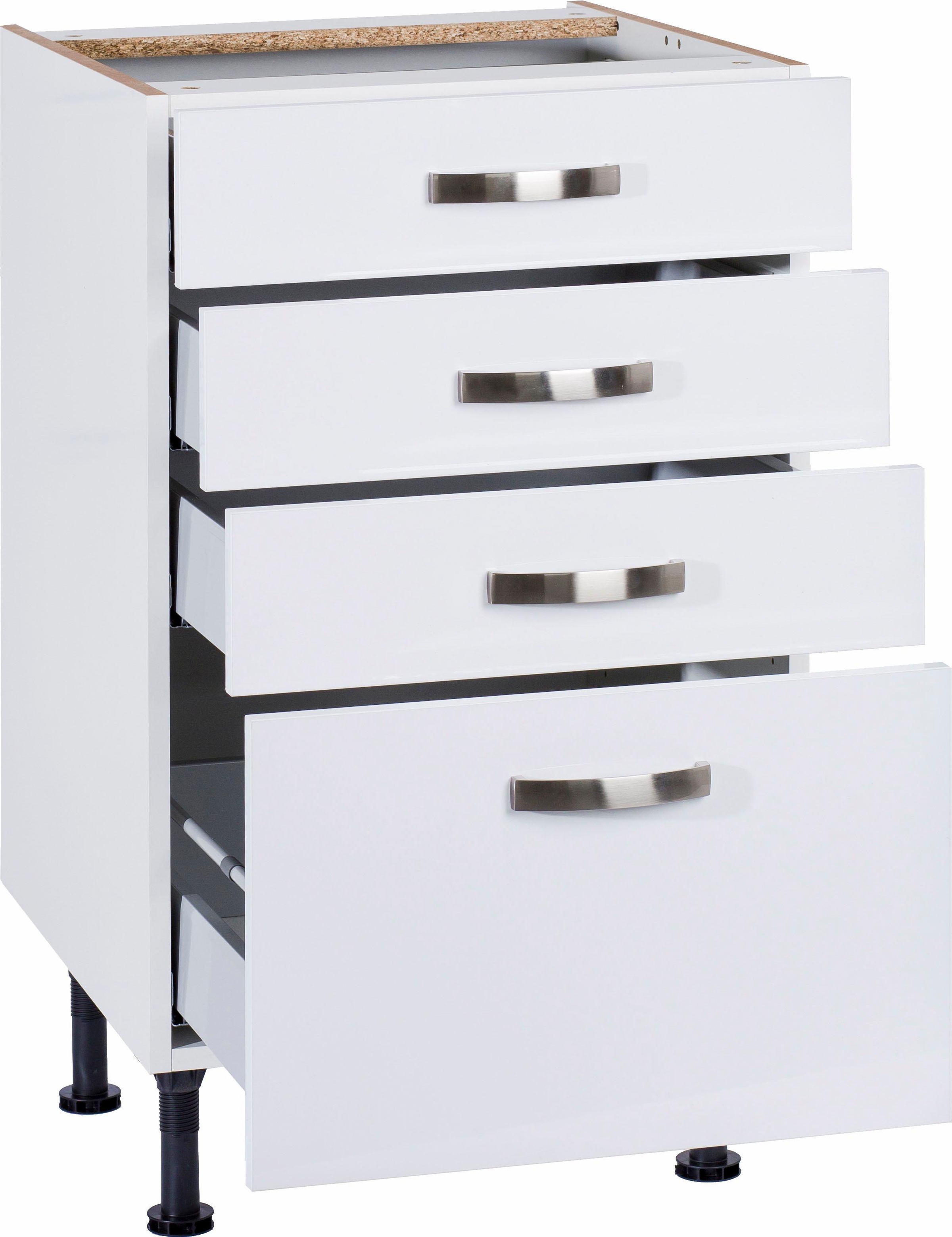 KOCHSTATION Unterschrank »KS-Cara«, Breite 50 cm, mit Vollauszügen und Soft-Close-Funktion