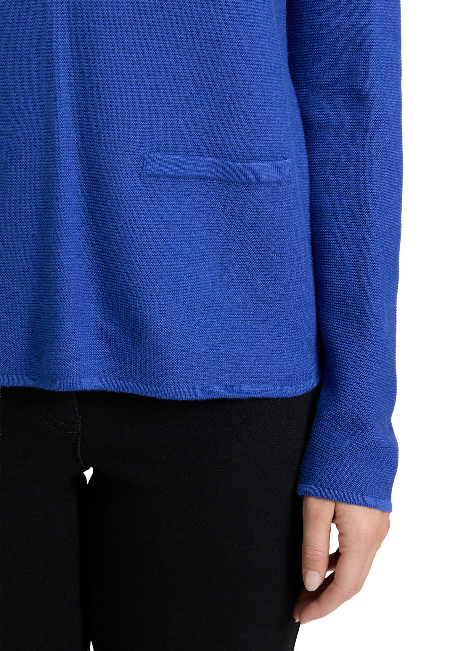Betty Barclay Rundhalspullover »Feinstrickpullover mit aufgesetzten Taschen«