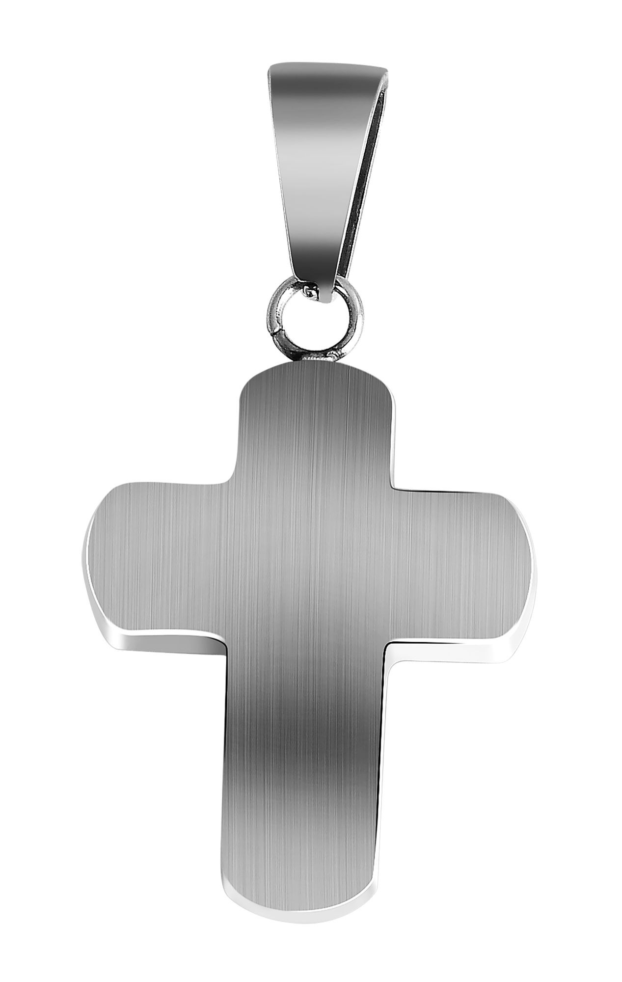 Adelia´s Kreuzanhänger »Unisex Anhänger ¿ Kreuz Kreuzanhänger aus Edelstahl«