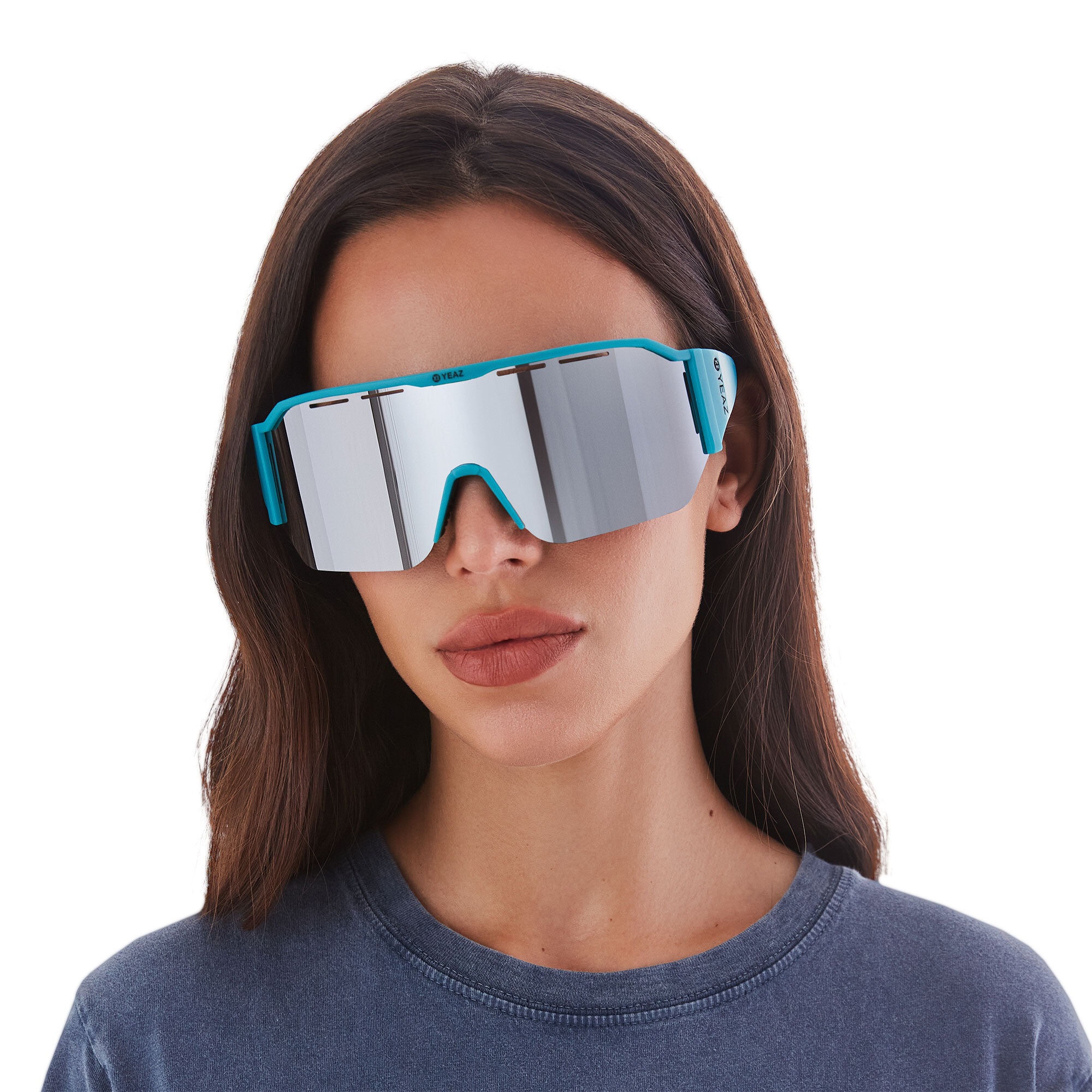 YEAZ Sportbrille »Sport-Sonnenbrille Black/Silver SUNVIBE«