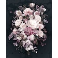 Komar Fototapete »Bouquet Noir«, bedruckt-floral