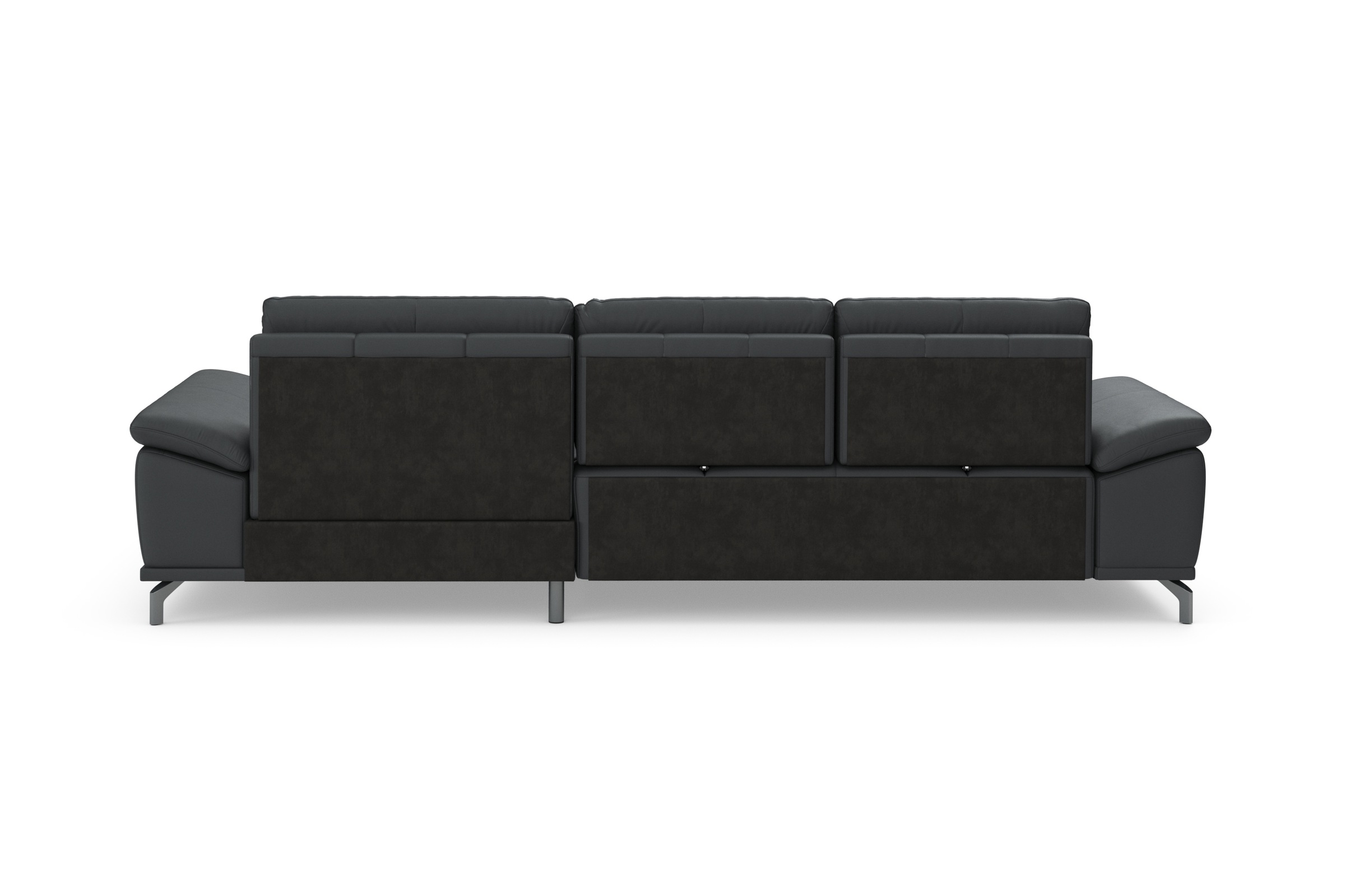 Places of Style Ecksofa Costello, mit Sitztiefenverstellung und Armlehnfunktion, incl. 3 Nierenkissen