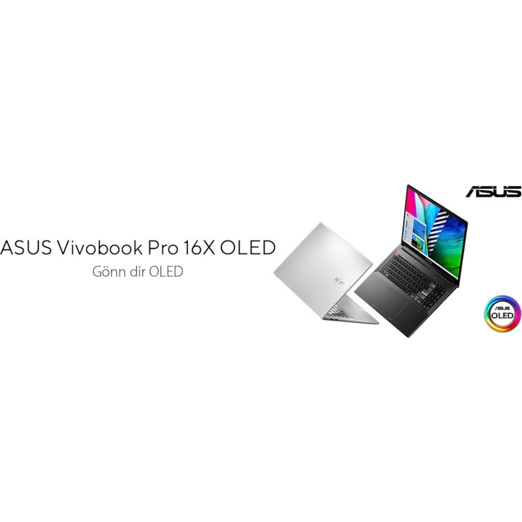 Asus Notebook »Vivobook Pro 16X OLED M7600QC-L2011W«, 40,6 cm, / 16 Zoll, AMD, Ryzen 7, GeForce RTX 3050, 512 GB SSD