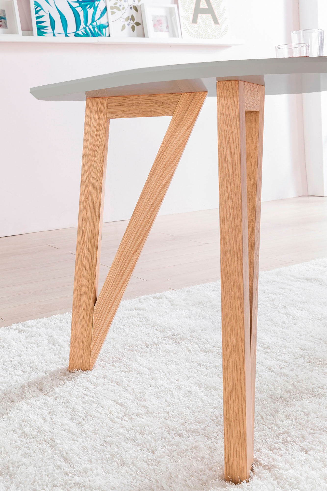 SalesFever Essgruppe, (Set, 5 tlg.), bestehend aus 4 modernen Polsterstühlen und einem 160 cm breitem Tisch