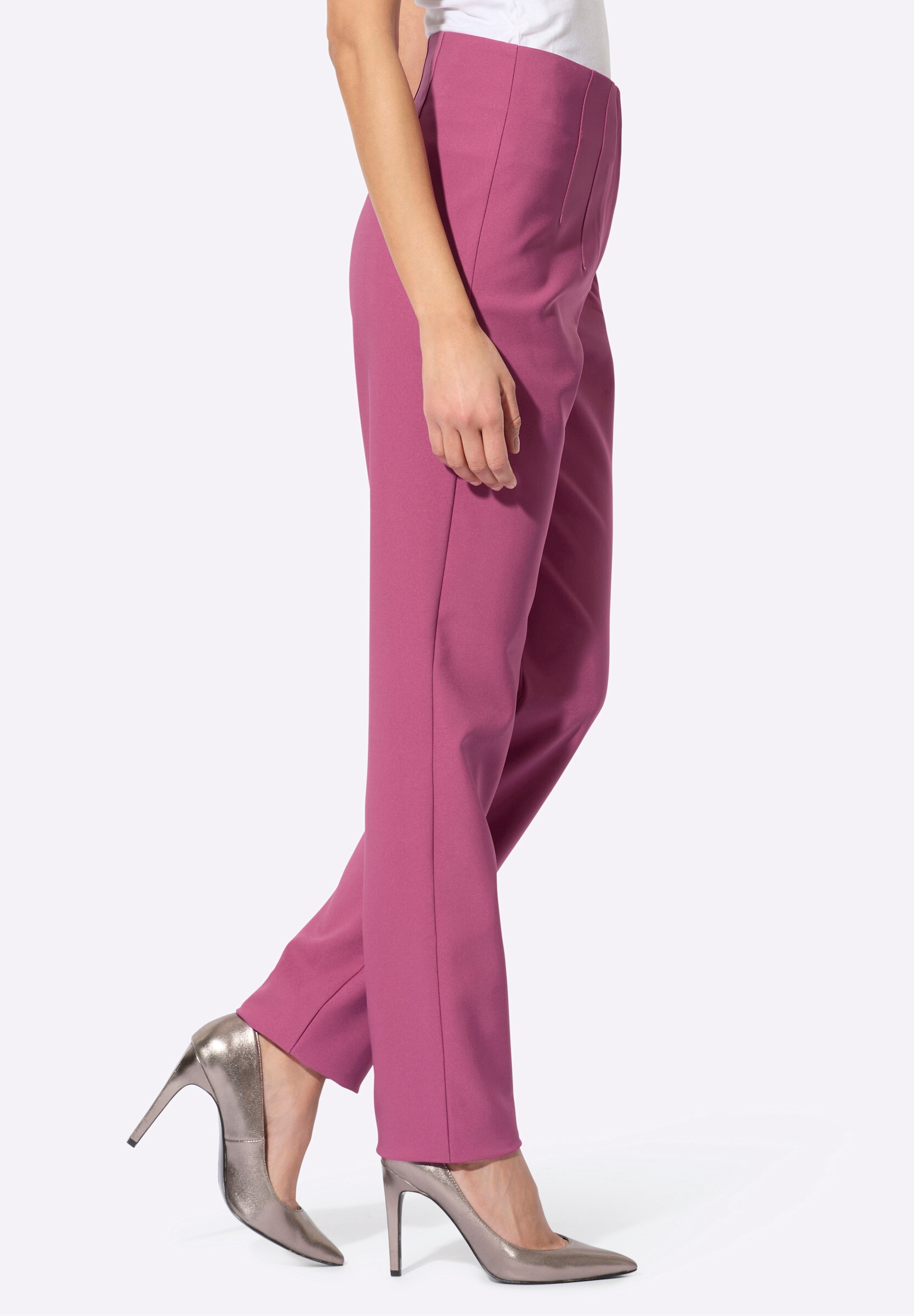 creation L Chinohose »Web-Hose Webhose mit Biesen-Verzierung«