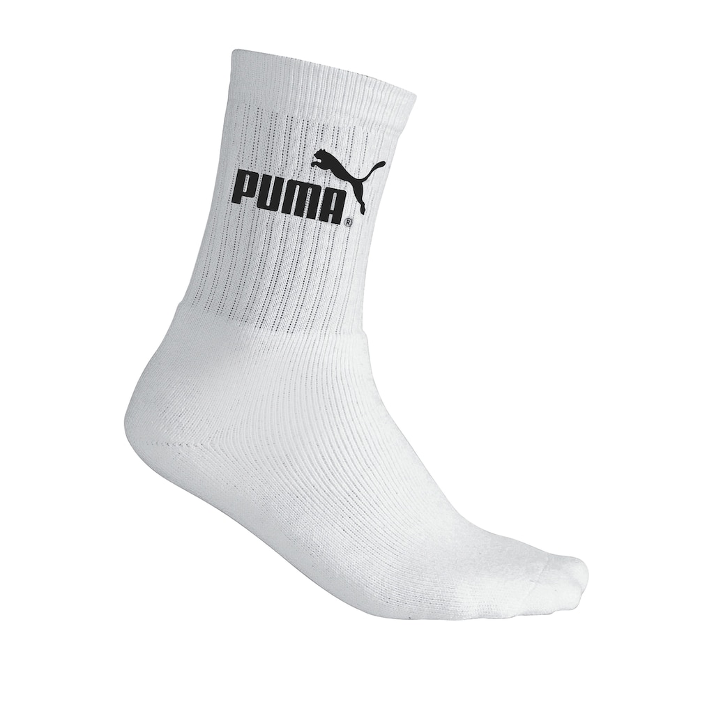 PUMA Freizeitsocken, (3 Paar), in strapazierfähiger Qualität