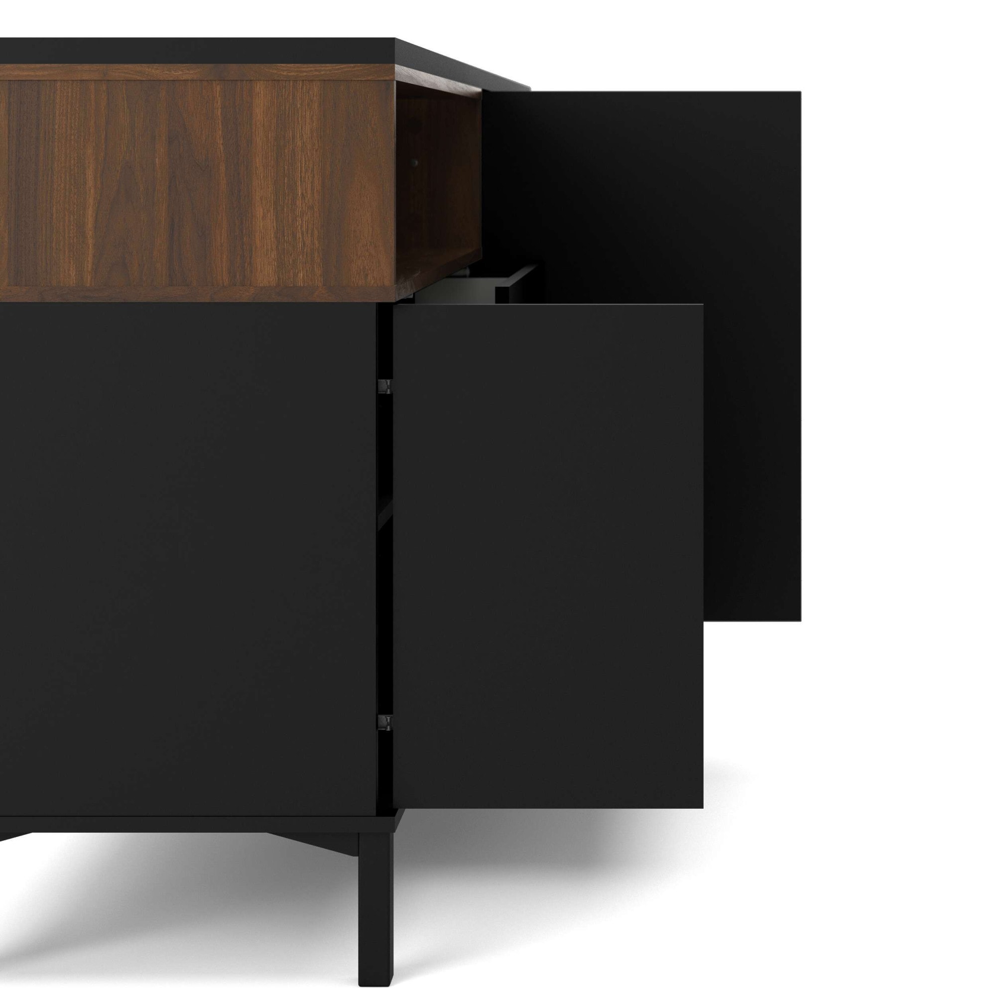 INOSIGN Sideboard »Roommers, Anrichte, Kommode, Stauraum, modern, praktisch«, 3 Schubladen, 2 Schränke, 1 offenes Fach, B: 176 cm, H: 90 cm