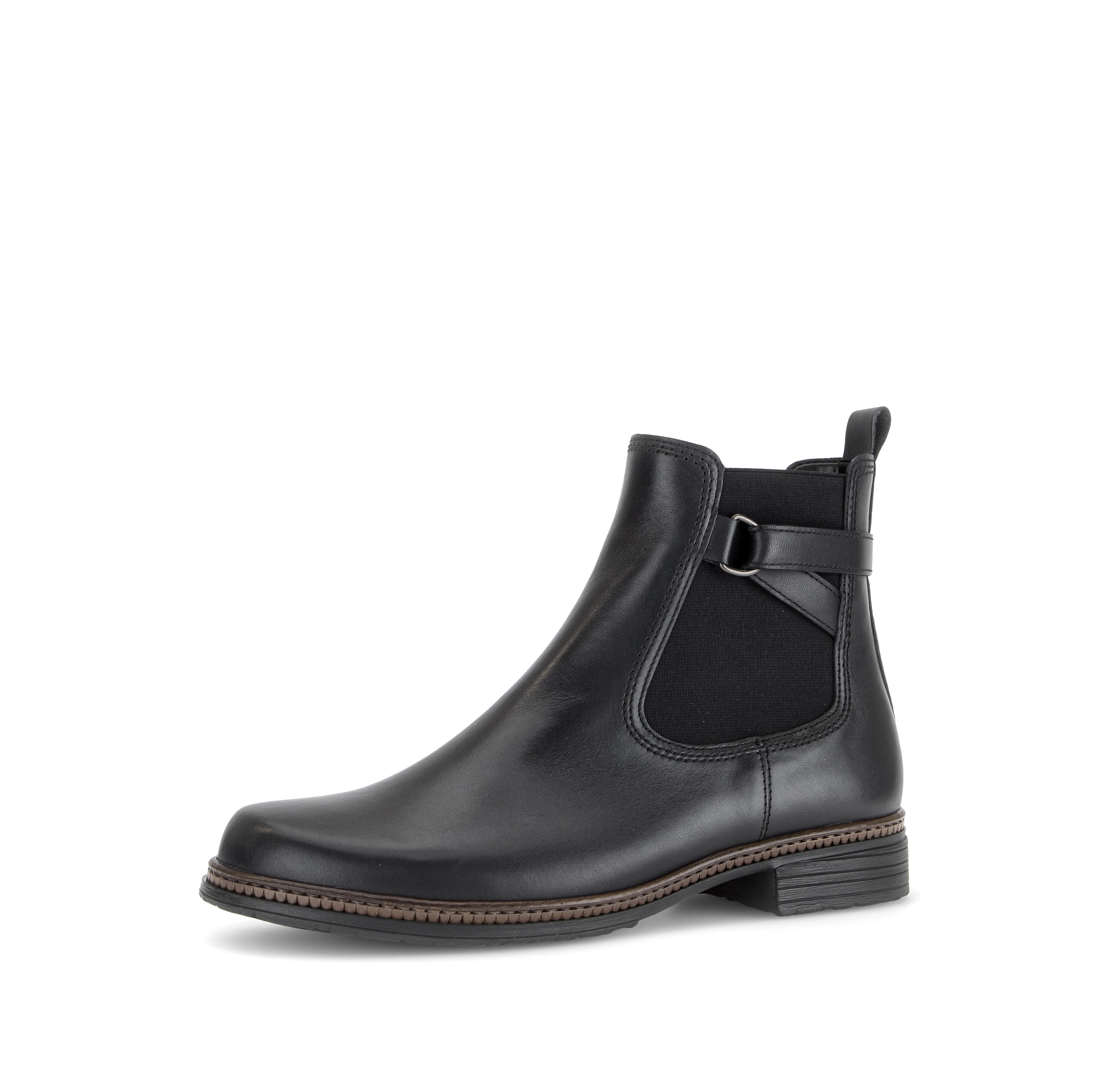 Gabor Chelseaboots  Blockabsatz, Stiefelette mit dekorativem Zierriemchen
