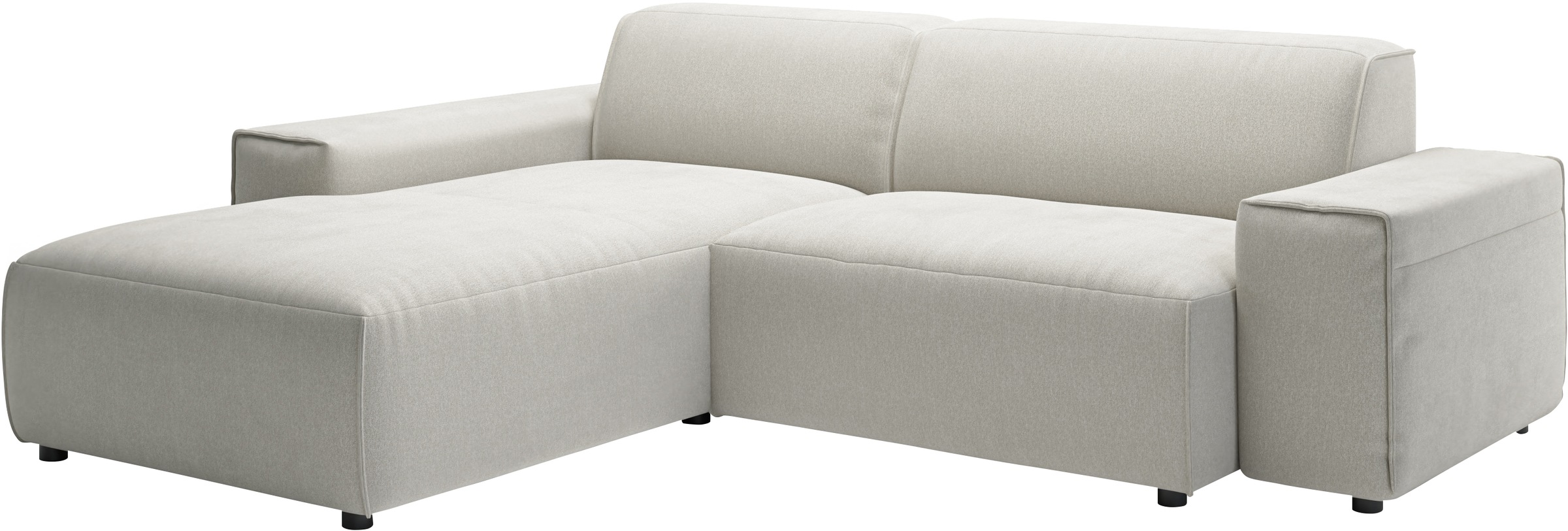 andas Ecksofa »Glimminge L-Form auch in Breitcord, Feincord + Easy care-Bezug,«, Breite 234, Zierkissen