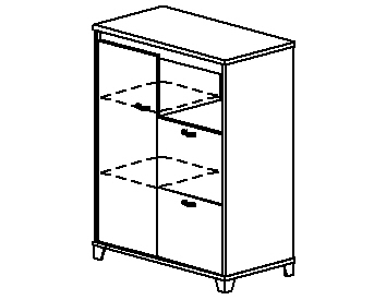Gami Aktenschrank »MAMBO«, 1 Schublade für Hängeregister