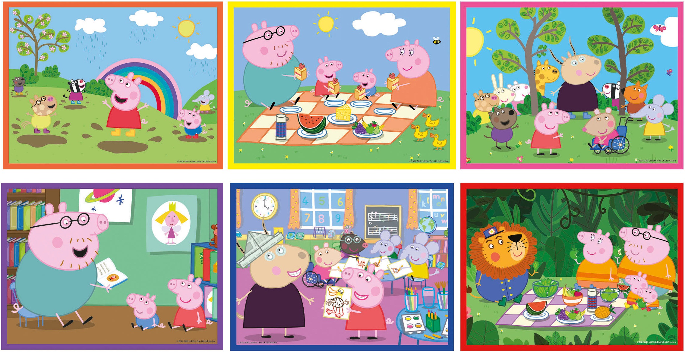 Clementoni® Würfelpuzzle »Peppa Pig«, Made in Europe