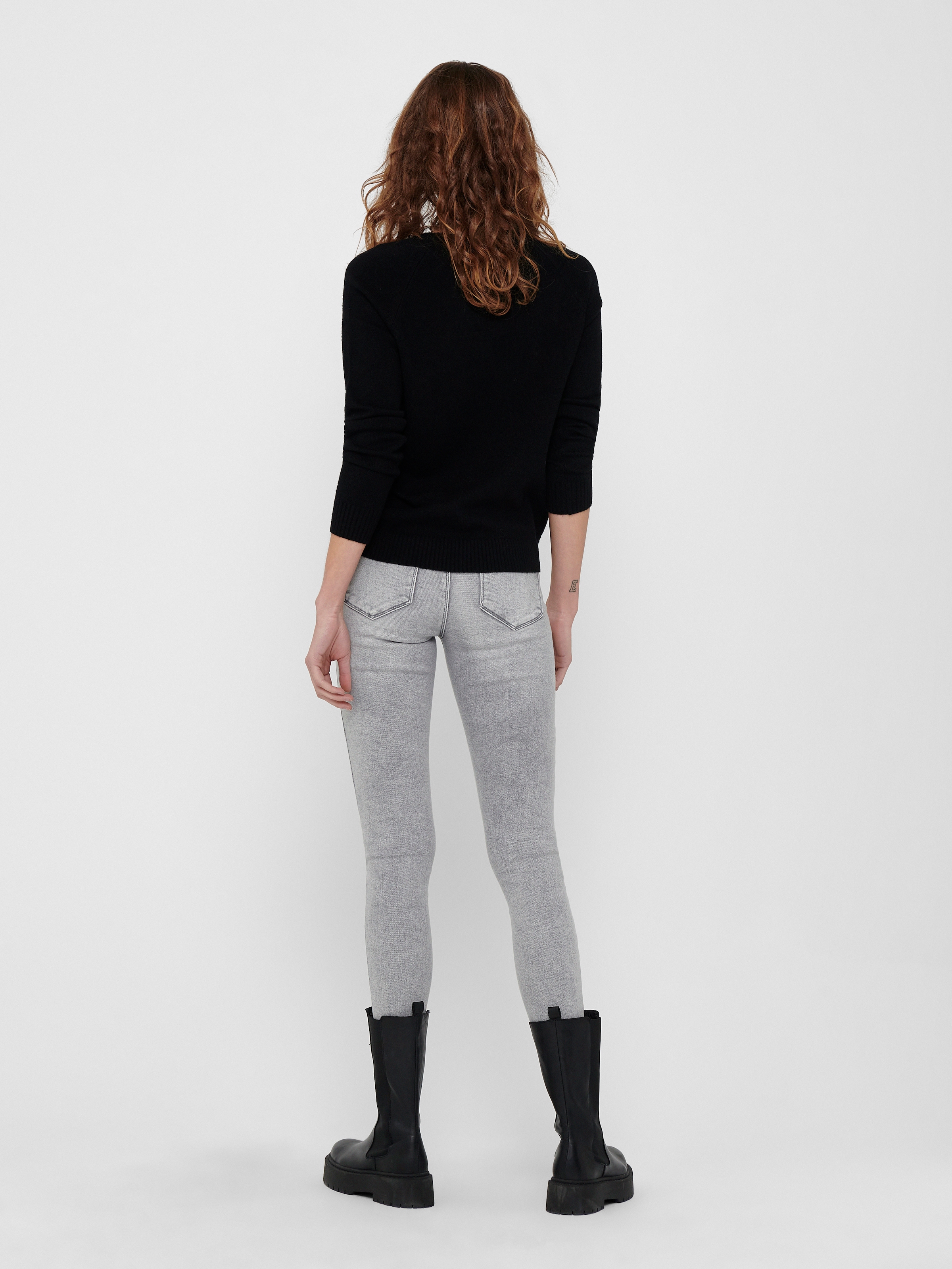 ONLY Rundhalspullover »ONLLESLY KINGS« in melierter Optik