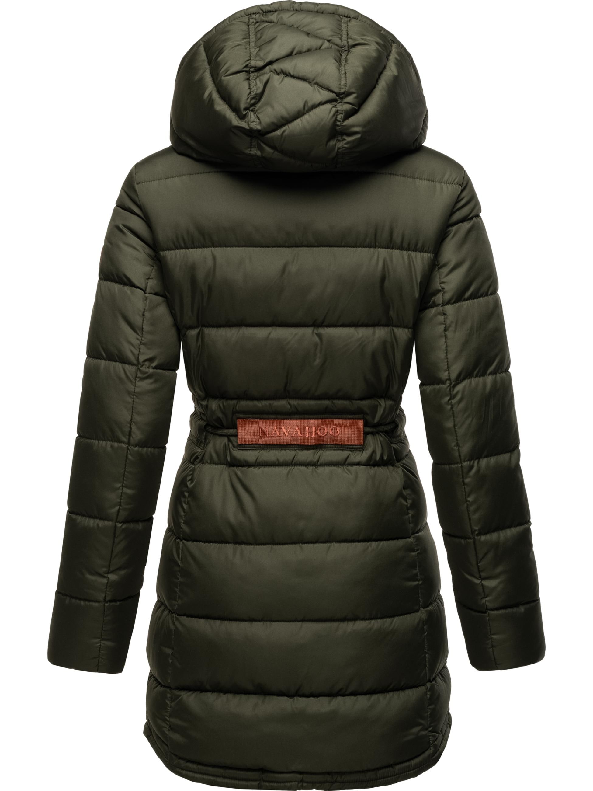 Navahoo Steppmantel »Steppmantel Daliee«, Stylischer Winterparka mit abnehmbarer Kapuze