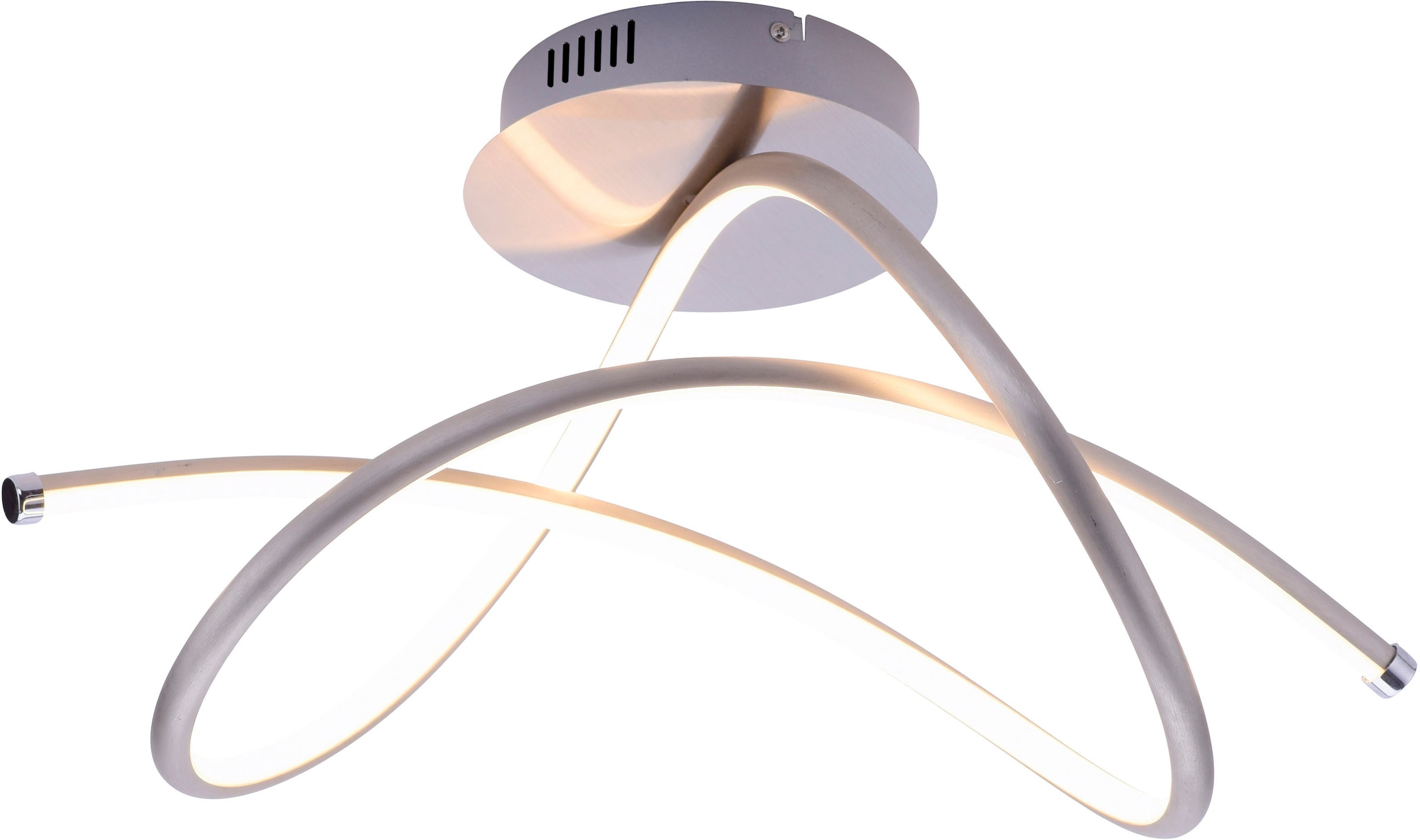 JUST LIGHT Deckenleuchte »VIOLETTA«, 1 flammig, Leuchtmittel LED-Board | LED fest integriert, inklusive festverbaute LED, aus Stahl gefertigte Deckenlampe