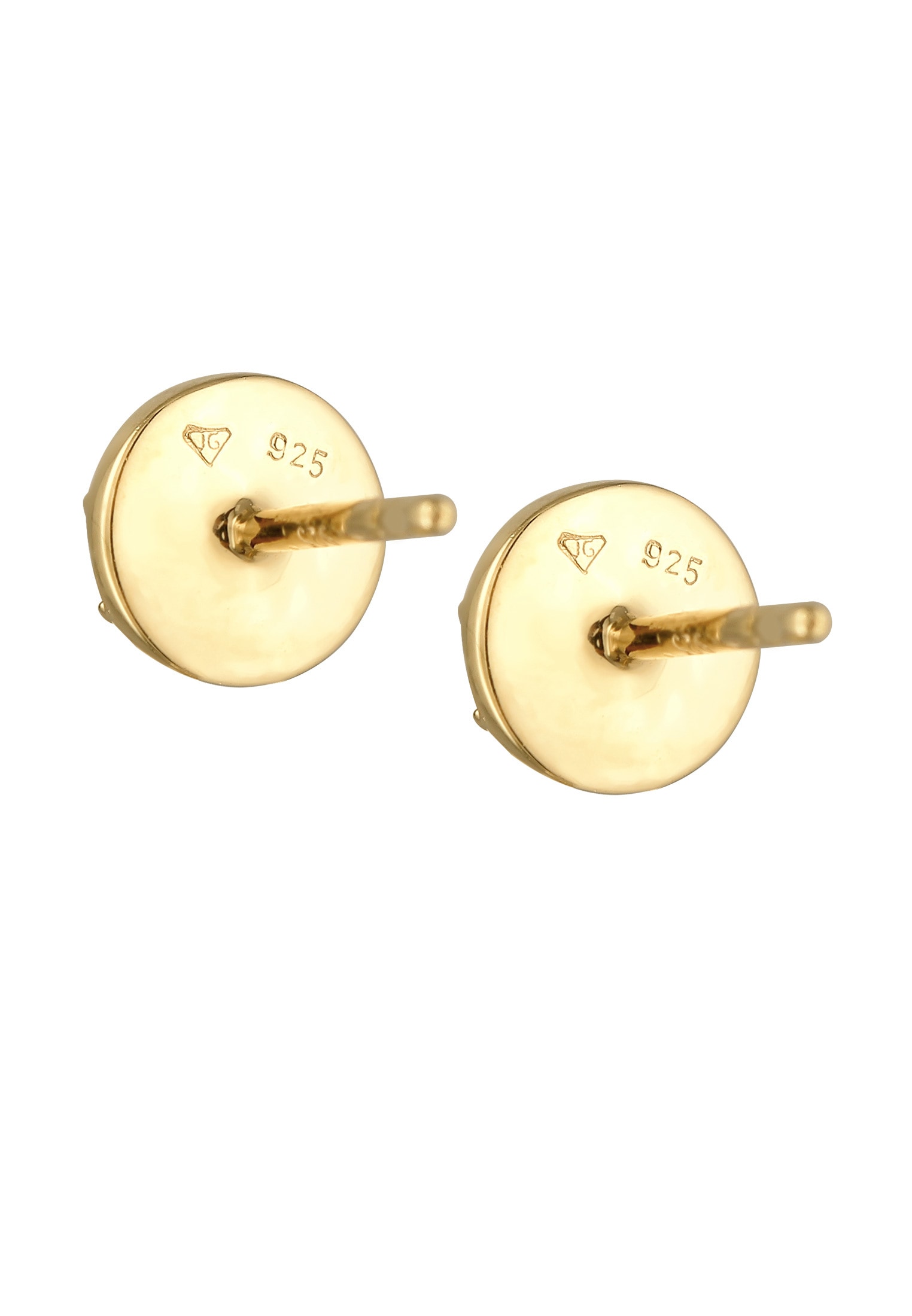Elli Paar Ohrstecker »Ohrringe Kristall Rund Glamourös 925 Silber«