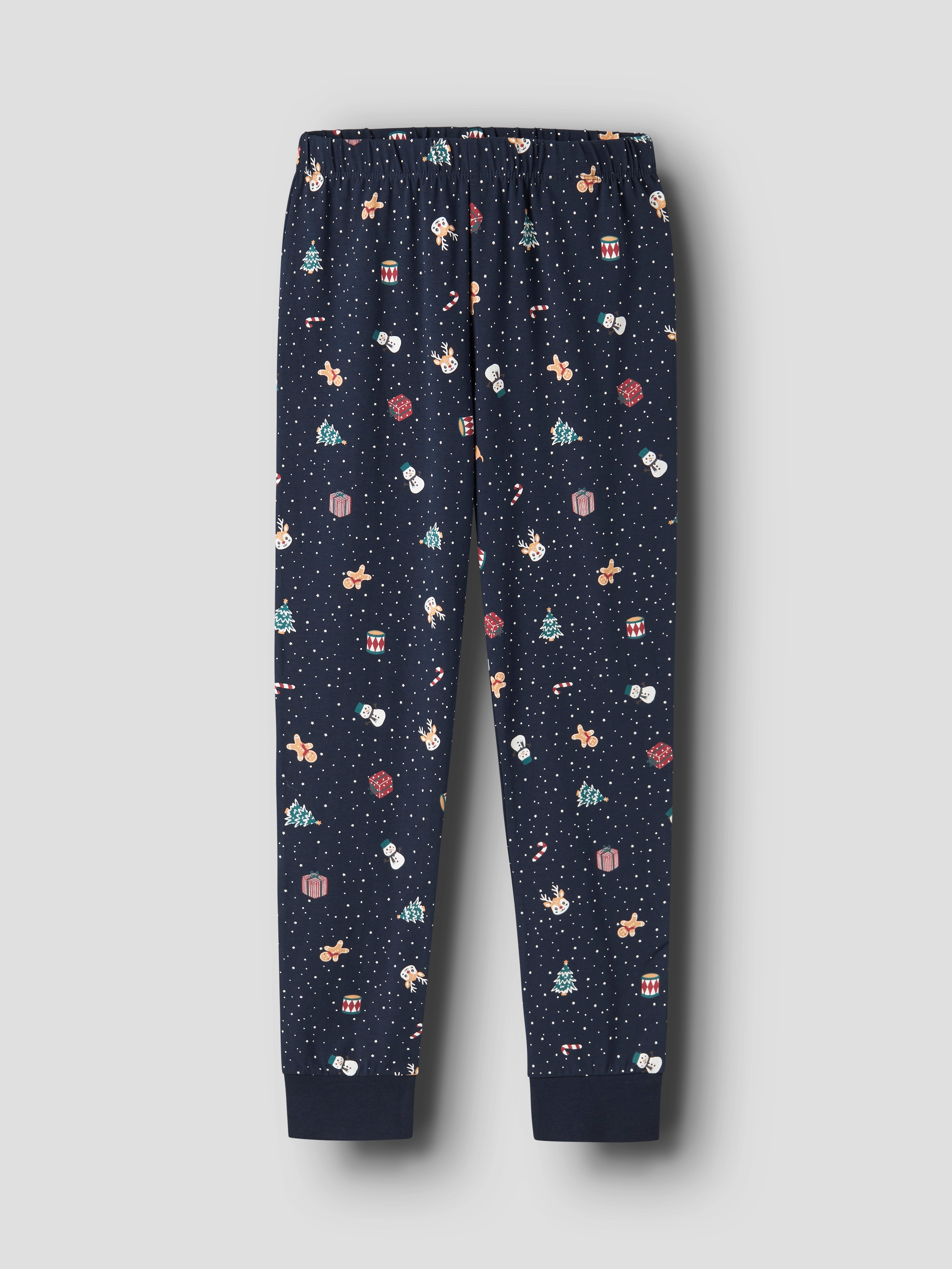 Name It Schlafanzug »NKNVISMAS LS NIGHTSET« Weihnachten, Baumwollmischung