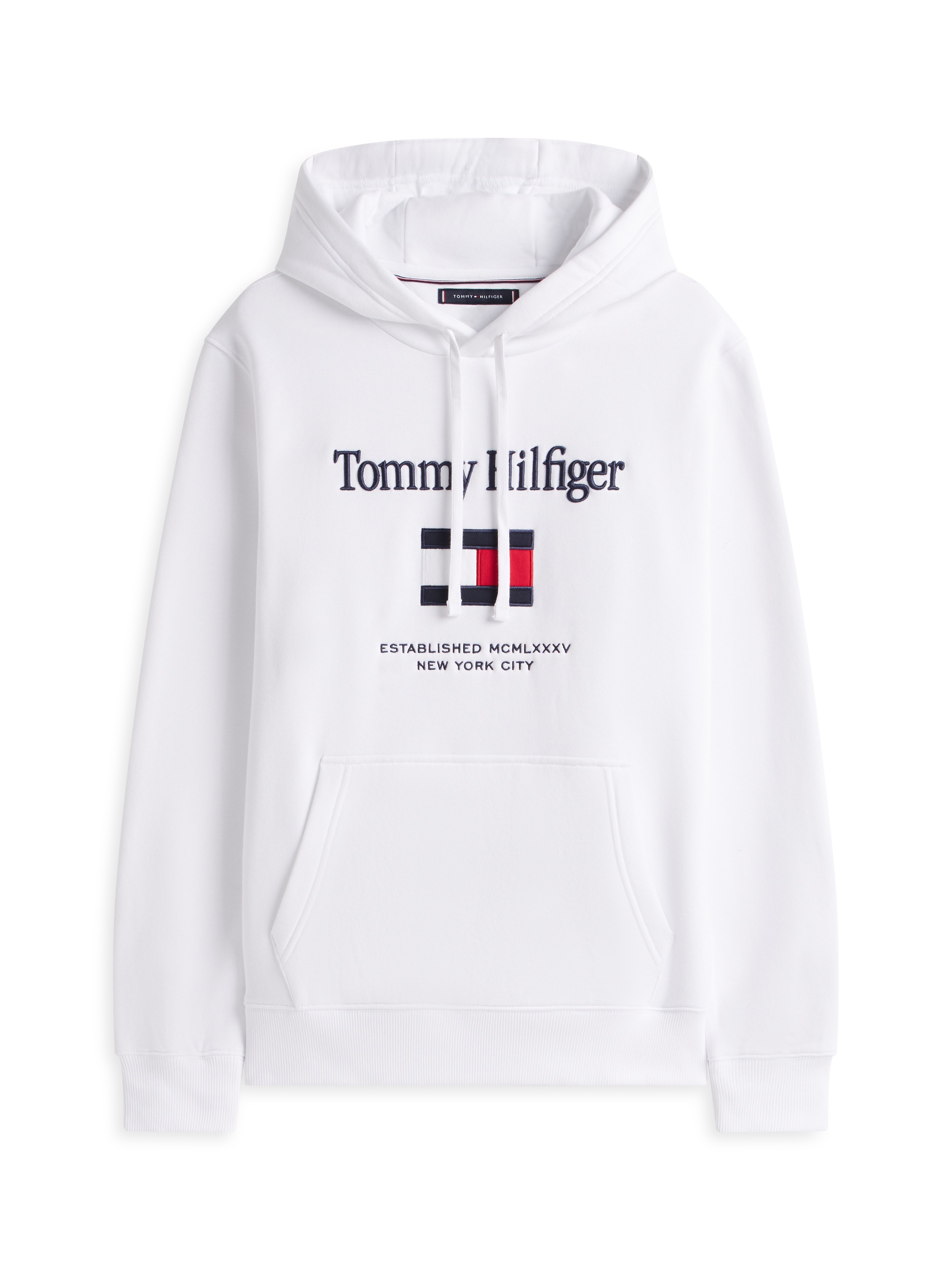 Tommy Hilfiger Hoodie »TOMMY EMBRO FLAG«, normale Passform, Stickerei
