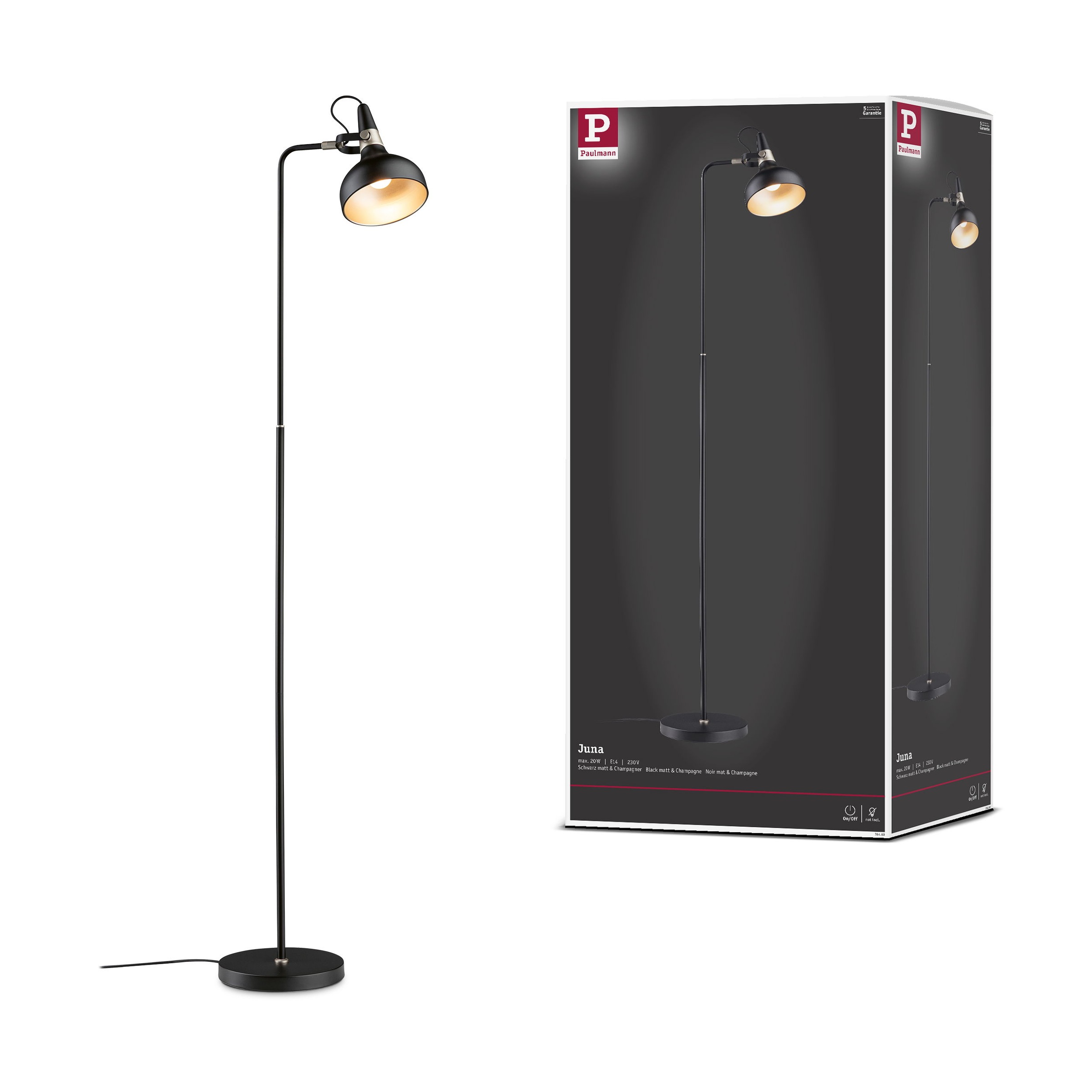 Paulmann Stehlampe »Juna« E14 1 Stk. E14, 1-flammig, dimmbar