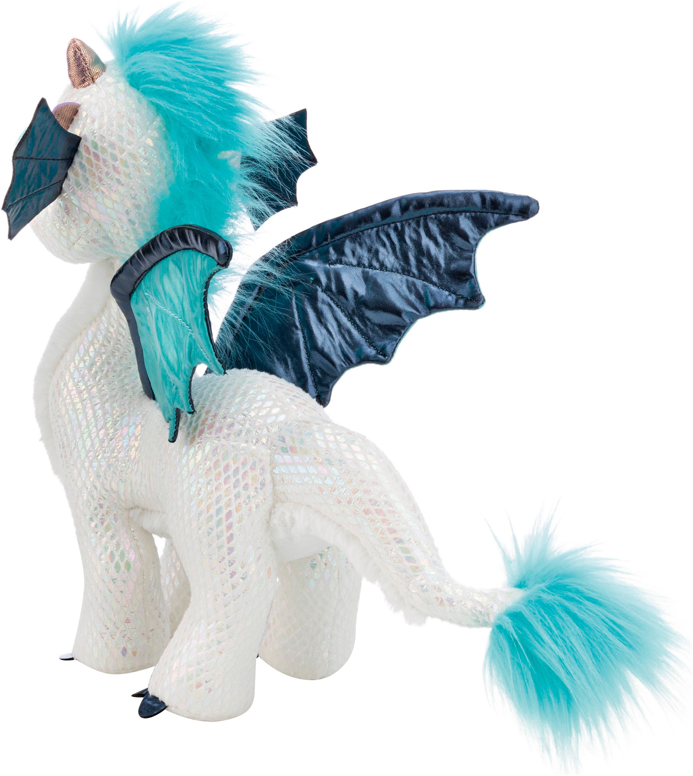 Nici Kuscheltier »Winter, Drache Zafura, 27 cm stehend« sitzend; enthält recyceltes Material