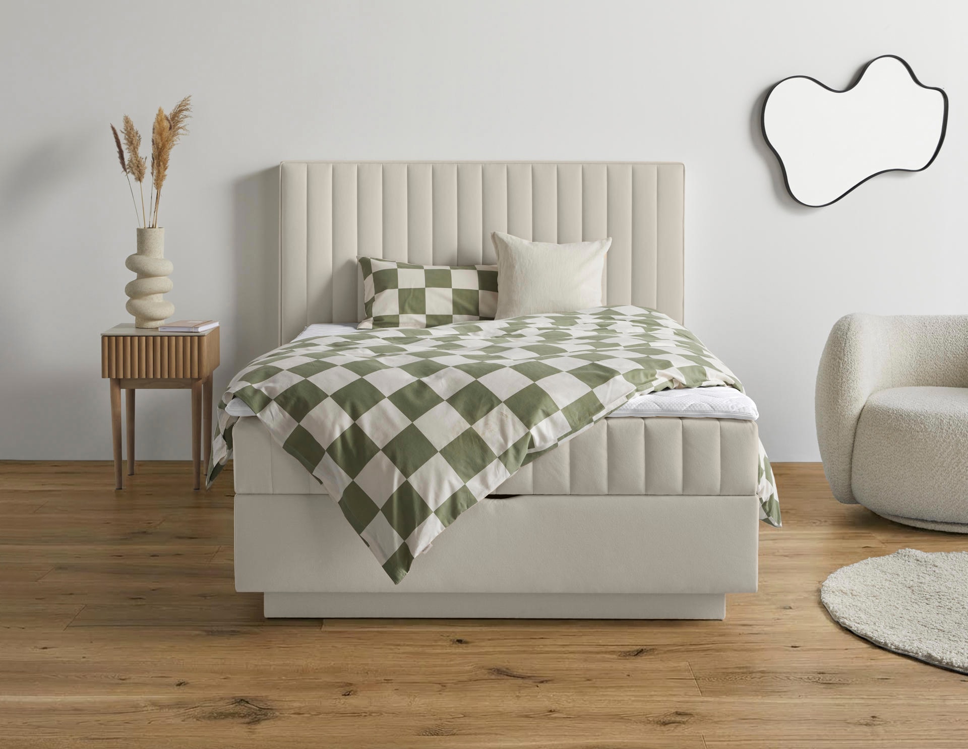 homsy by Ana Johnson Boxbett »Moonio inkl. Bettkasten« erhältlich in verschiedenen Breiten und Härtegraden