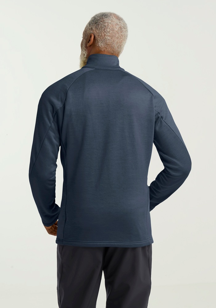 Jack Wolfskin Fleecejacke »PEAK DISTRICT FZ M« mit Full-Zip, meliert, weich, kuschelig, luftig-weich