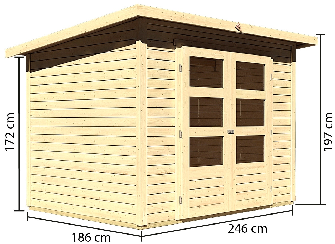 Karibu Gartenhaus »Stockach 3«