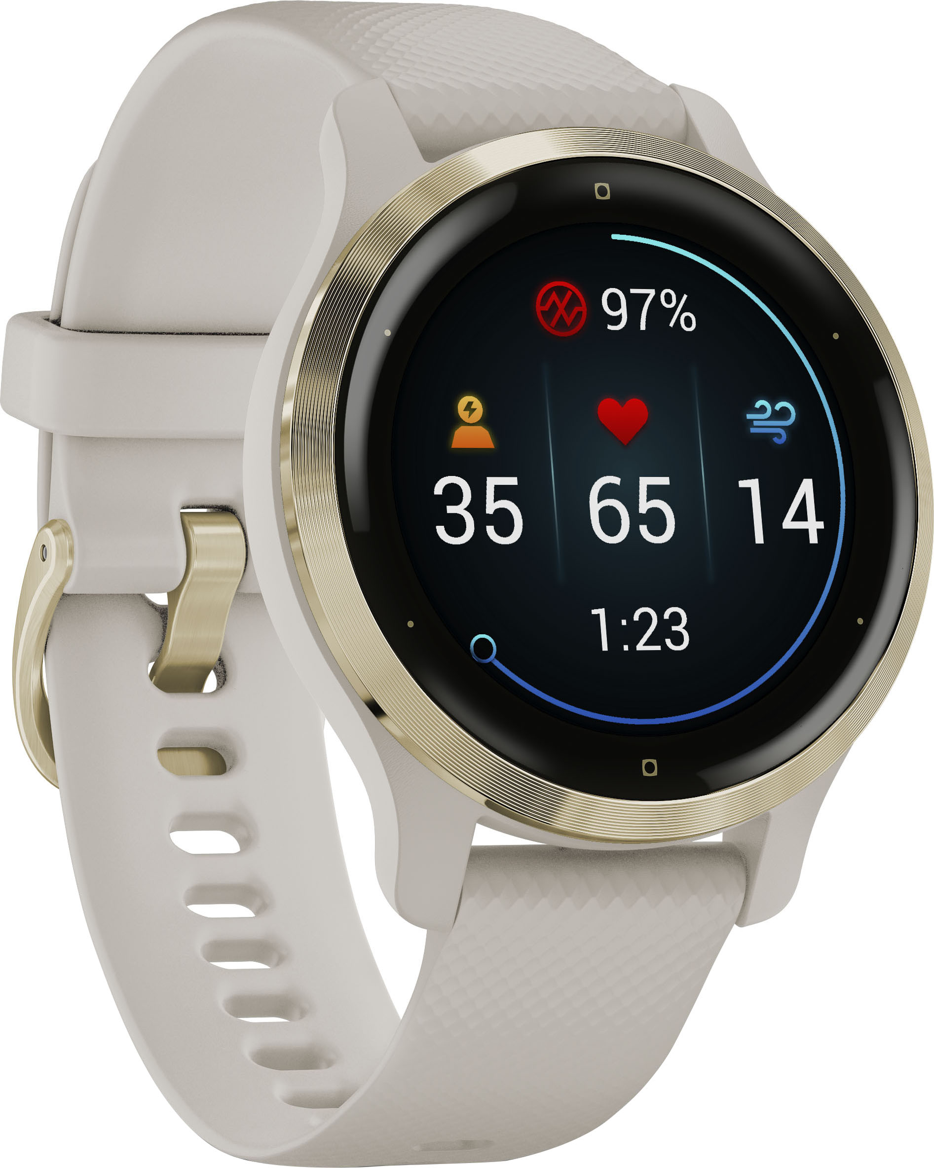 Smartwatch »Venu 2S«, (25 vorinstallierten Sport-Apps)
