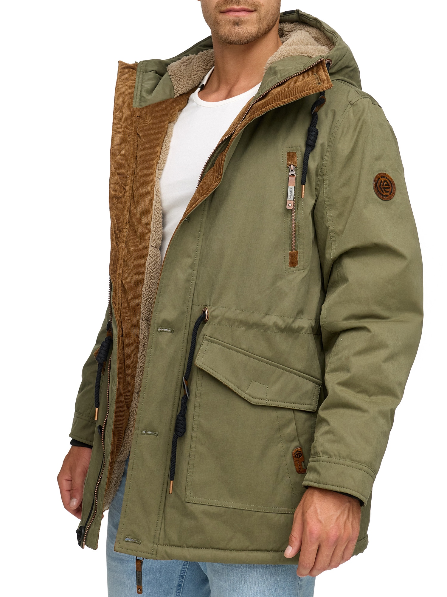 Indicode Parka »INGillespie« mit Kapuze