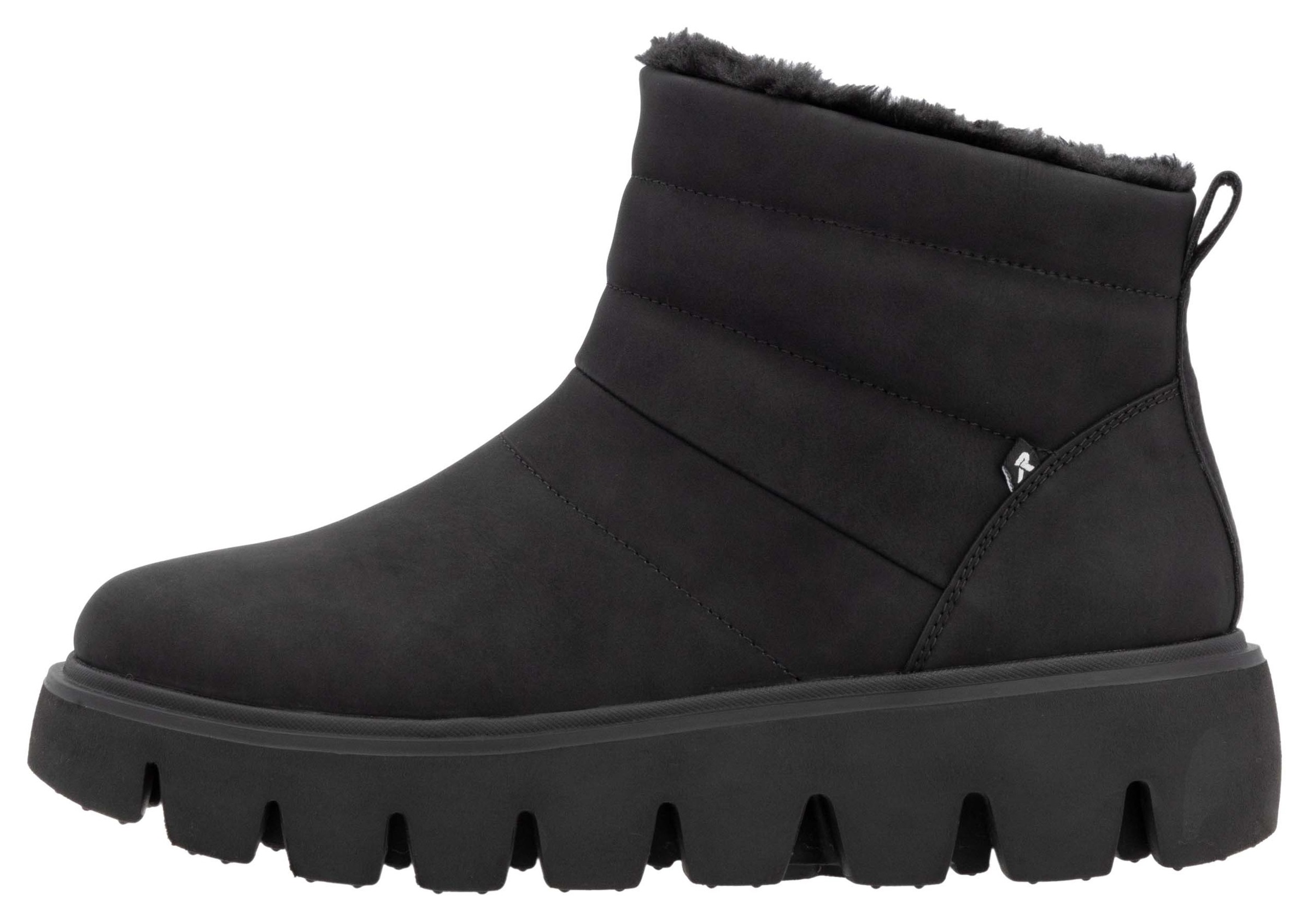 RIEKER Sport Winterboots, Schlupfboots, Stiefelette mit herausnehmbarer Soft-Einlage