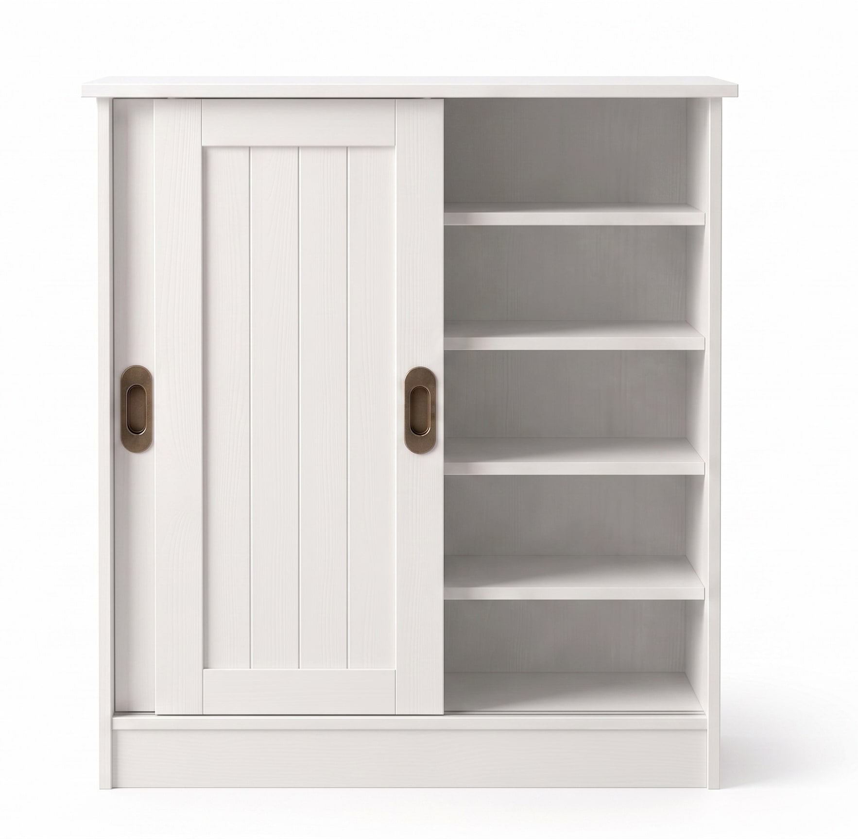 OTTO home Schuhschrank »Malmö Schuhkommode mit Schiebetüren« B/T/H: 77/37/89 cm,  aus massiver FSC®-zertifizierter Kiefer,  Breite 77 cm