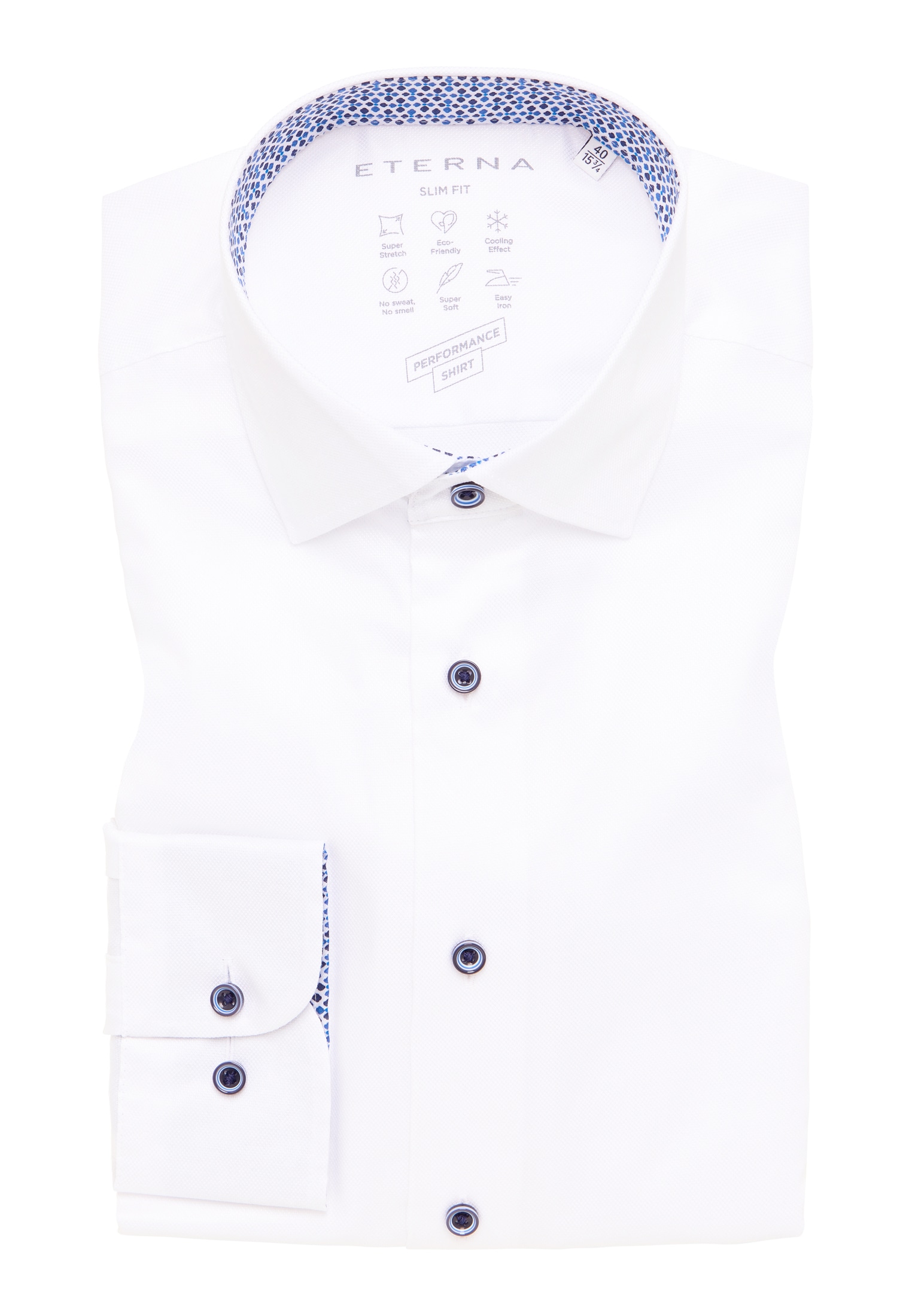 Eterna Langarmhemd »SLIM FIT«