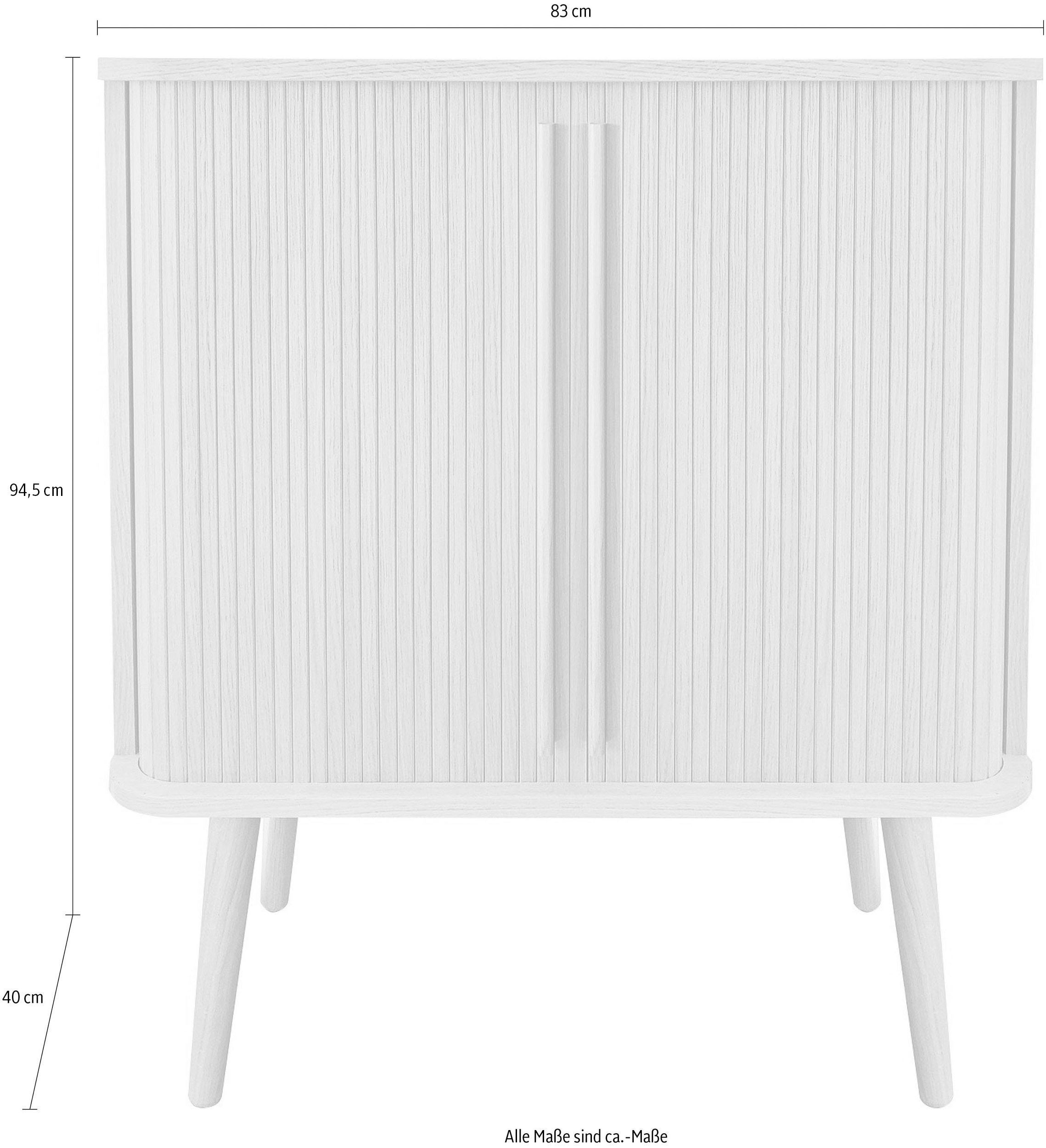 Woodman Sideboard »Rove«, Kommode besonderes Design, Breite 138 cm, mit Eichenholzfurnier, FSC®